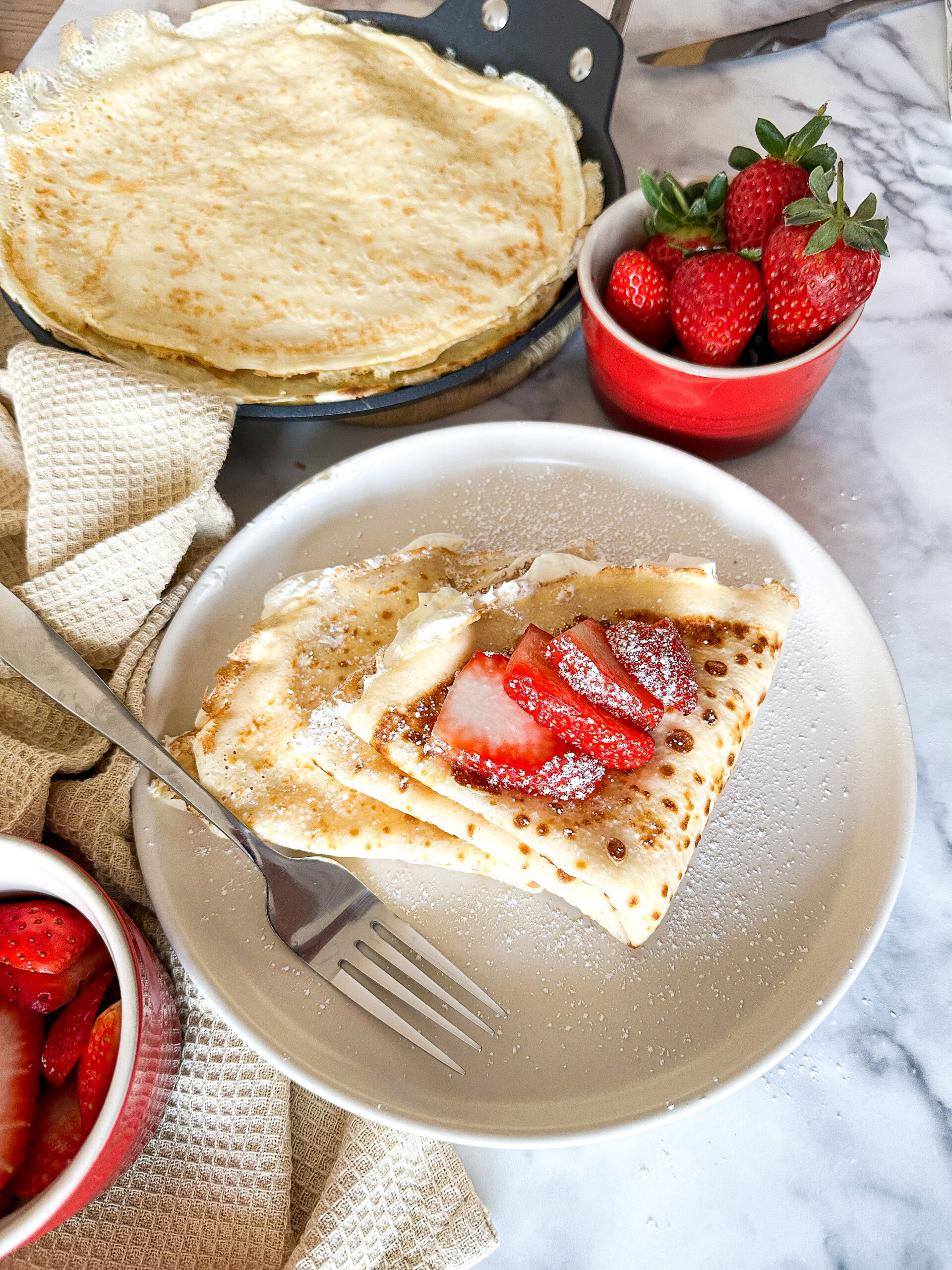 Classic 3 Ingredient Crepe Recipe