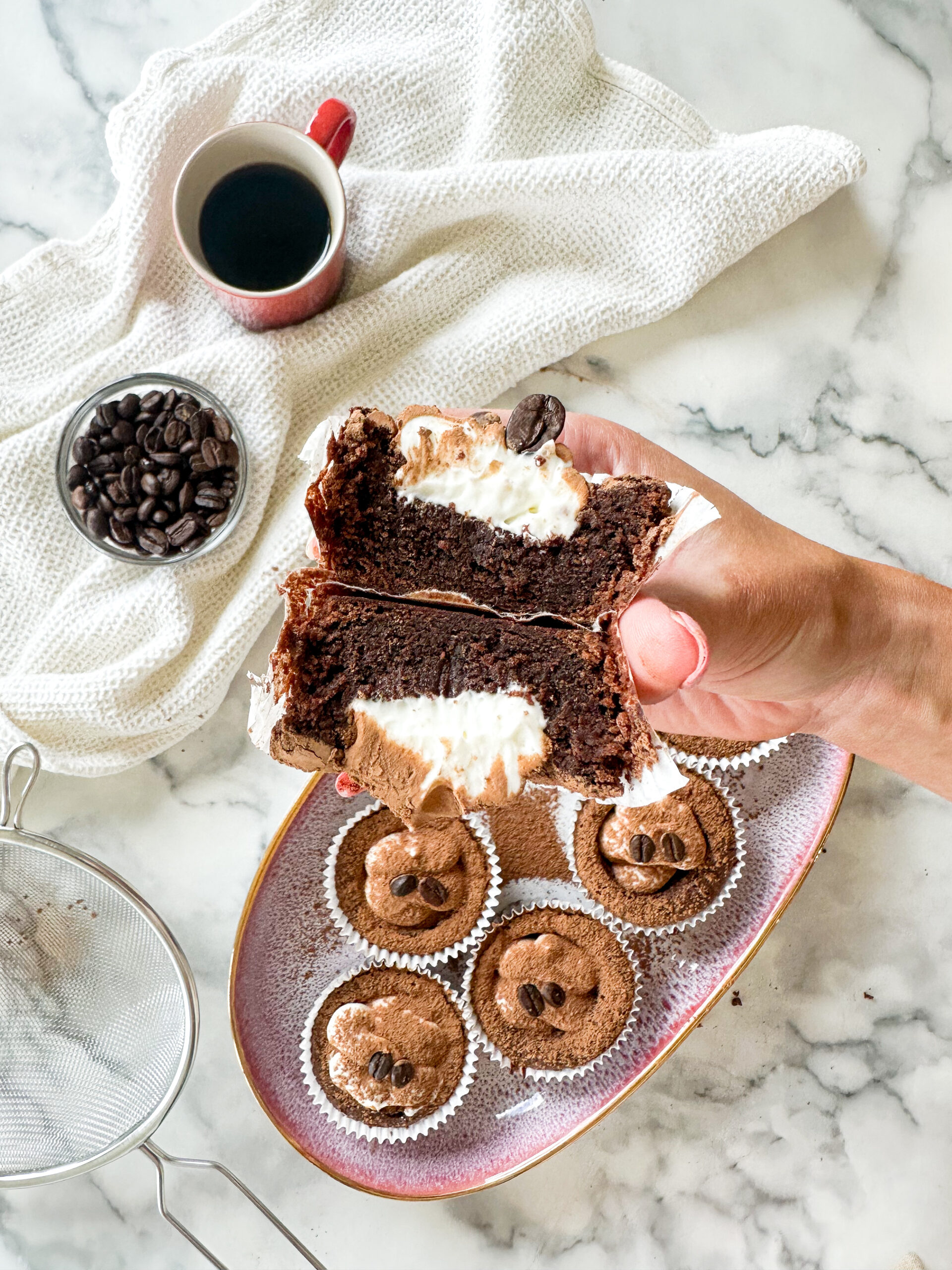 Tiramisu Brownie Cups