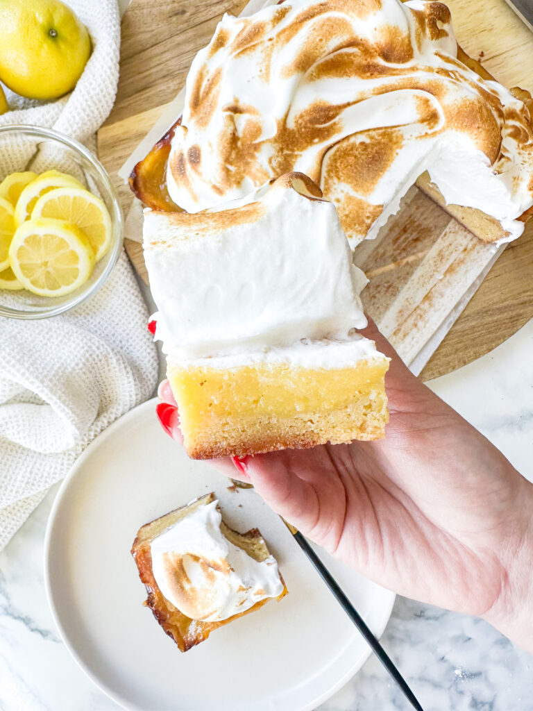 Lemon Meringue Pie Blondies
