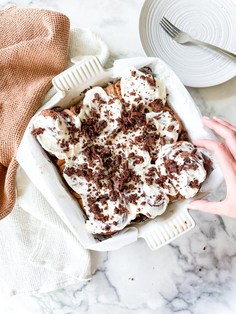 Chocolate Brownie Cinnamon Rolls