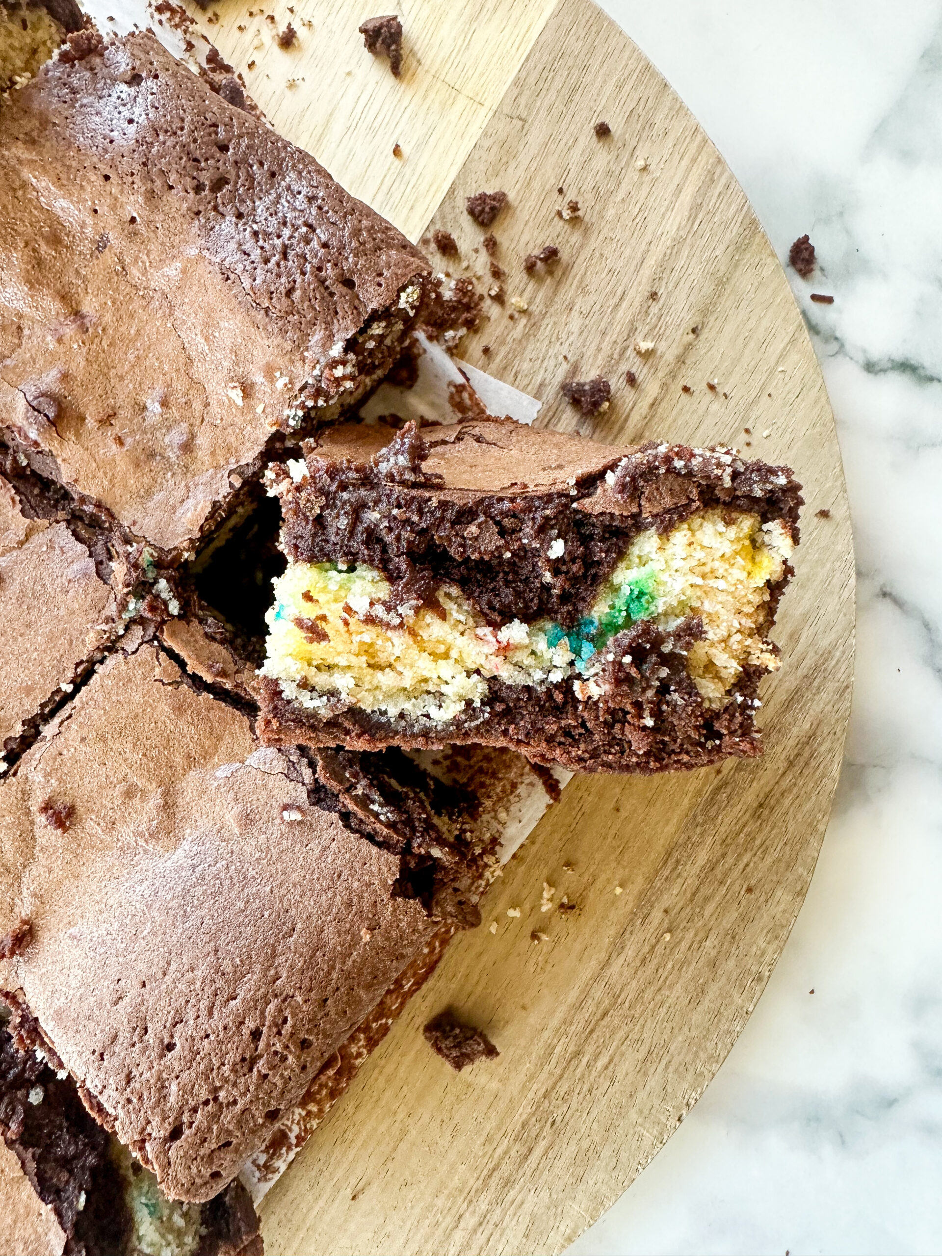 Birthday Cake Brownies