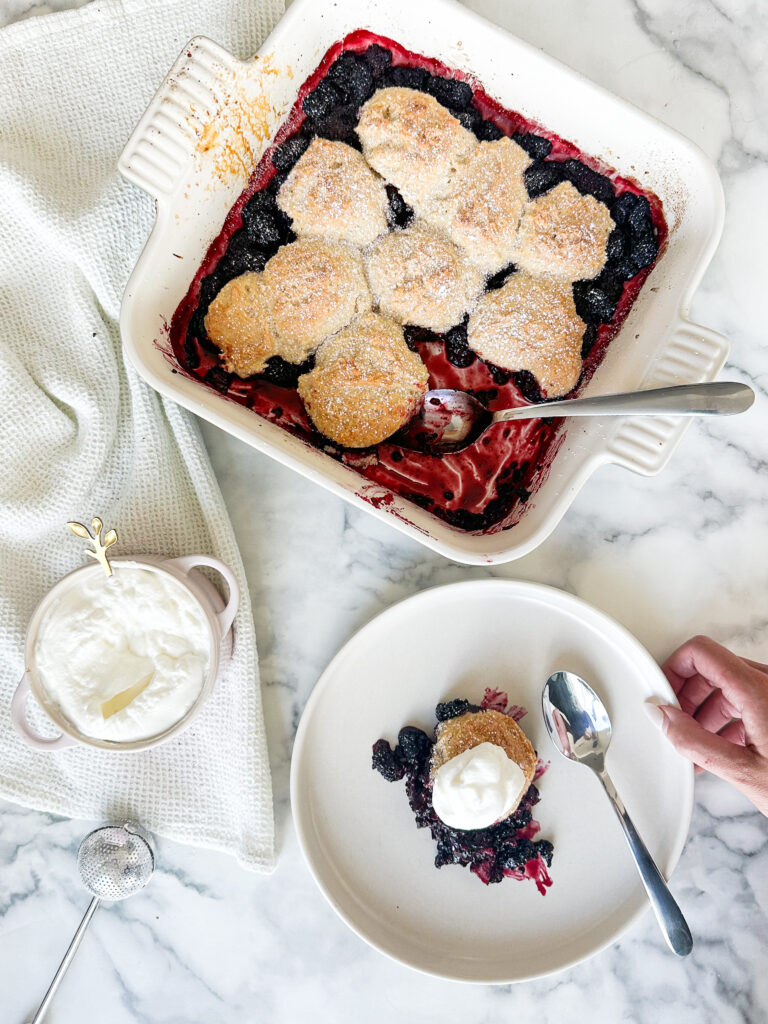 The Easiest Blackberry Cobbler