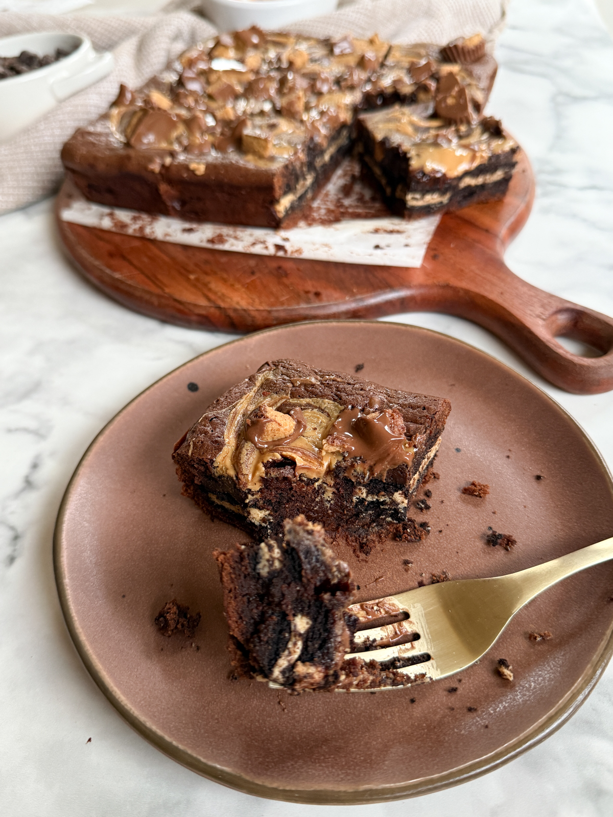 Peanut Butter Oreo Brownies