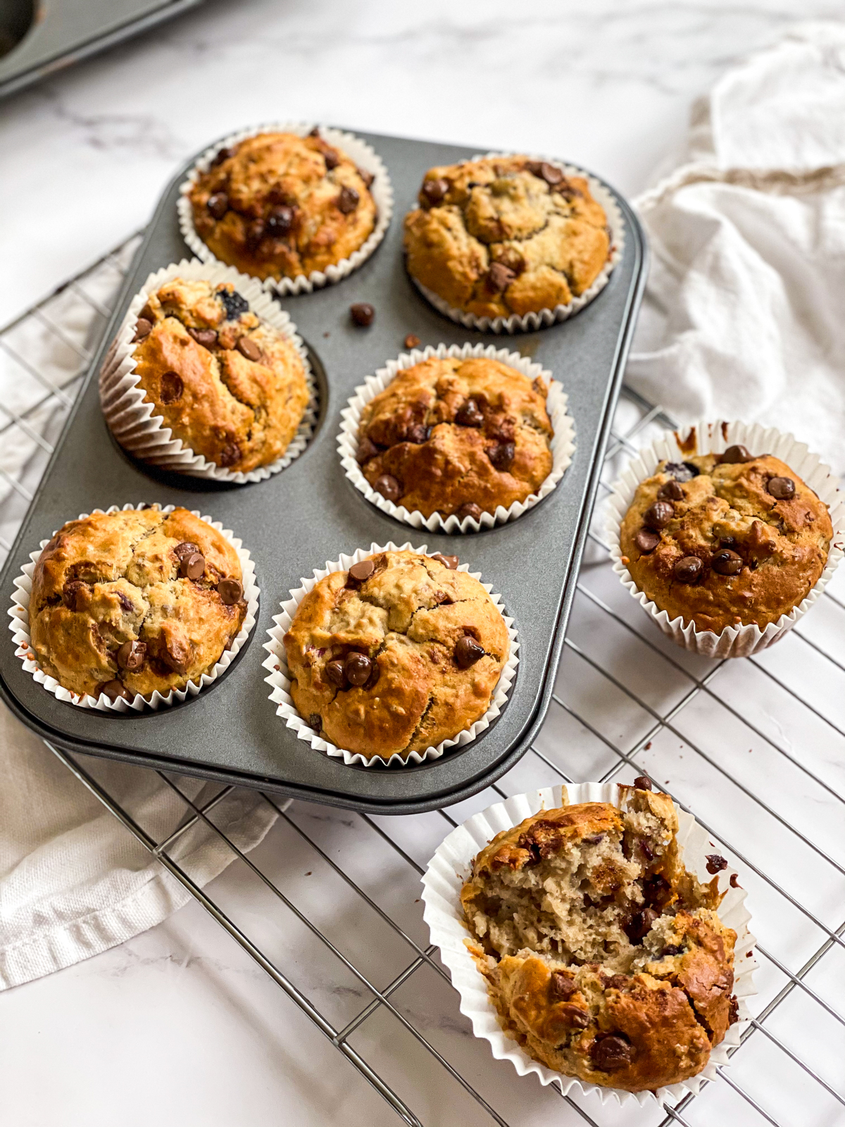 Leftover Oatmeal Muffins