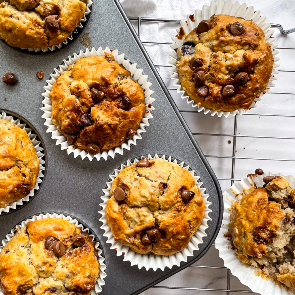 Leftover Oatmeal Muffins