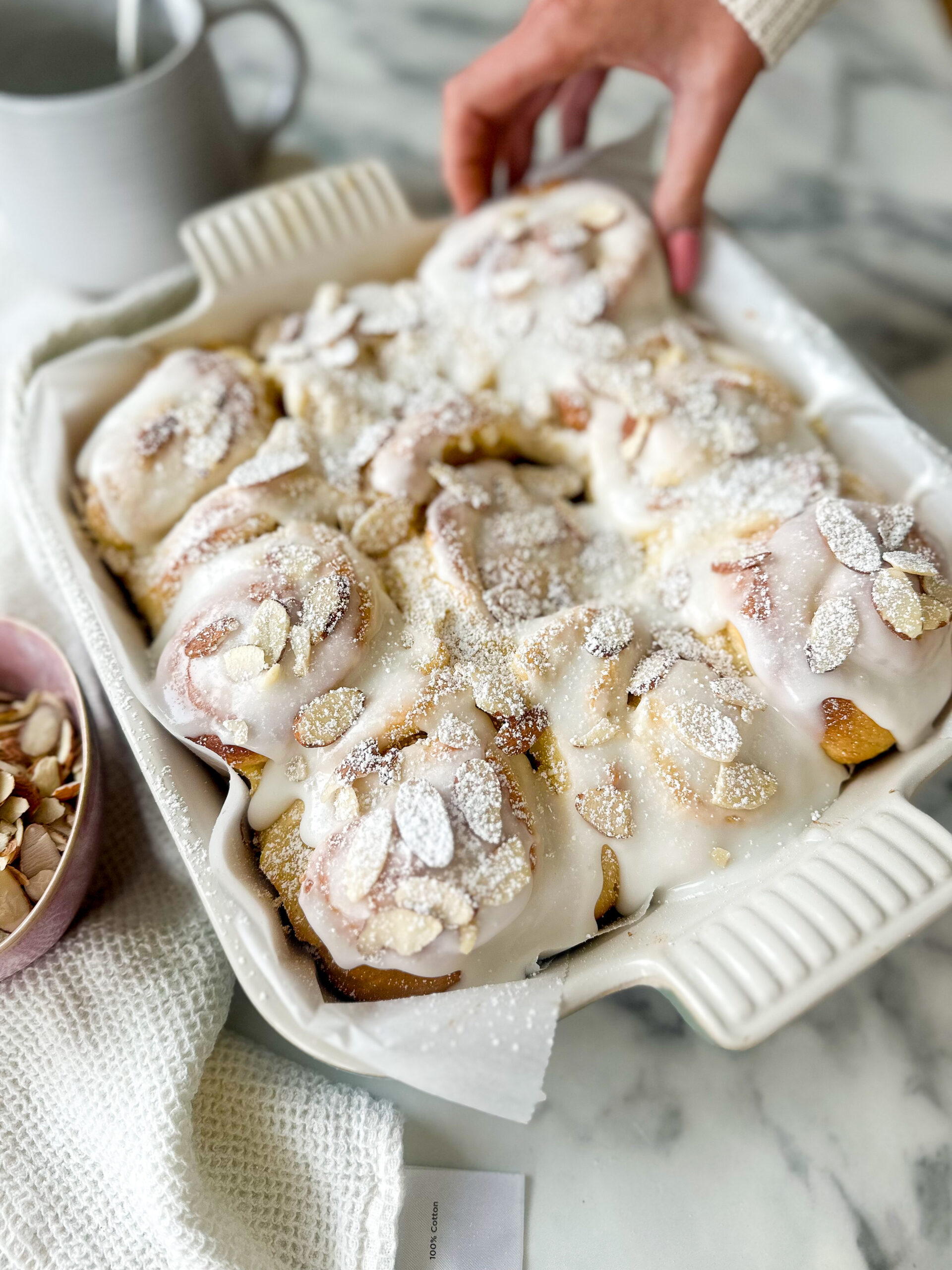 Almond Croissant Cinnamon Rolls