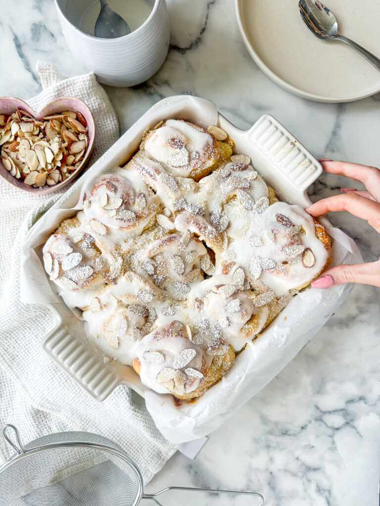 Almond Croissant Cinnamon Rolls