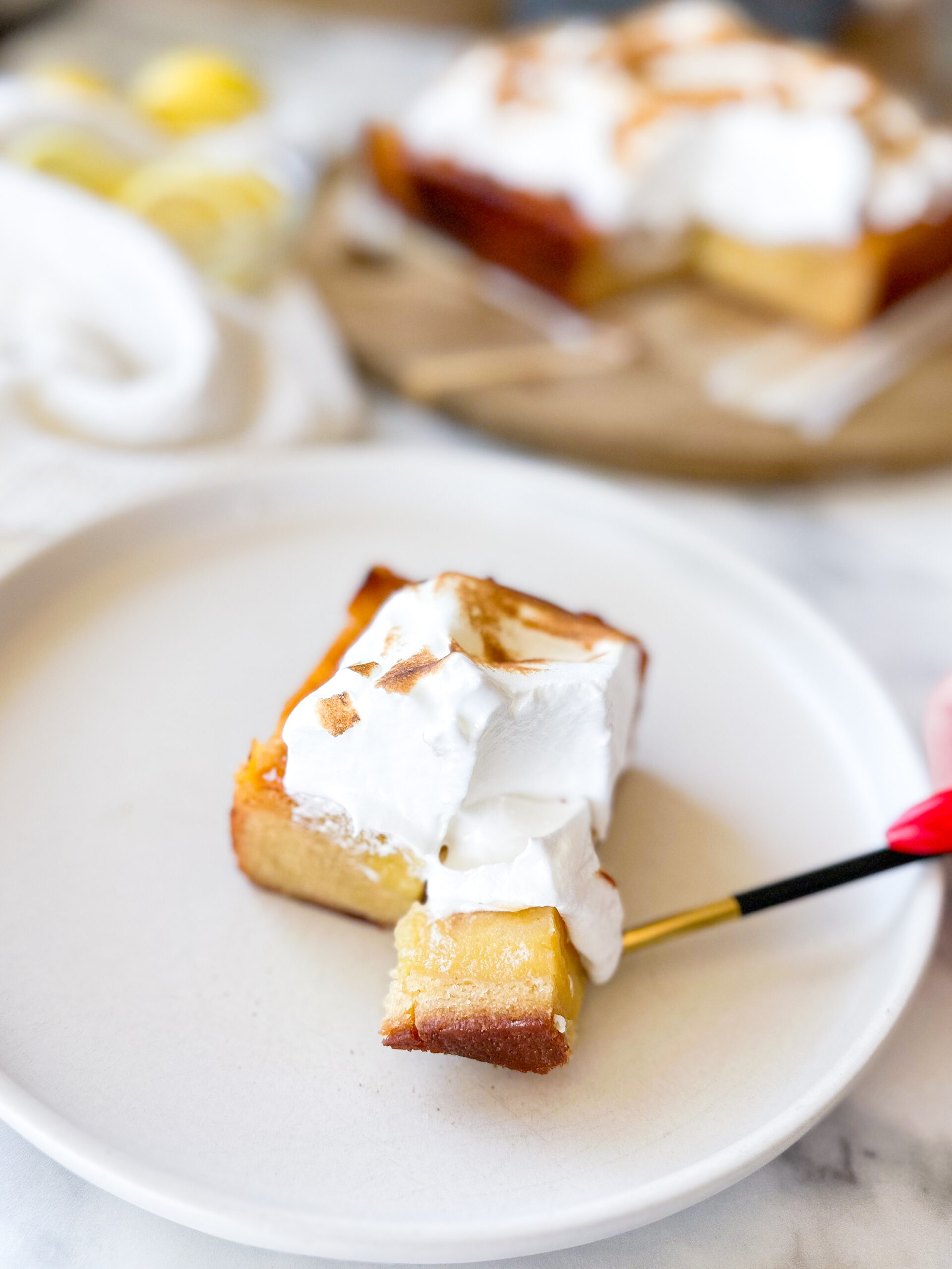 Lemon Meringue Pie Blondies