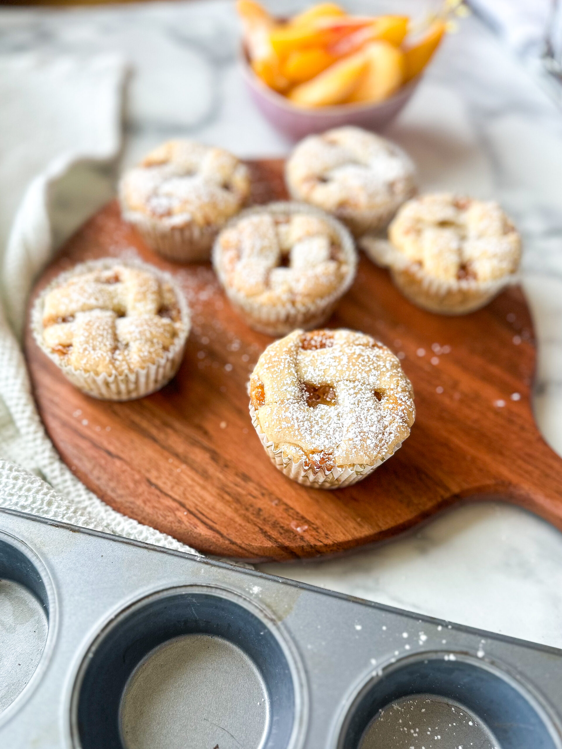 Peach Pie Lattice Cookies
