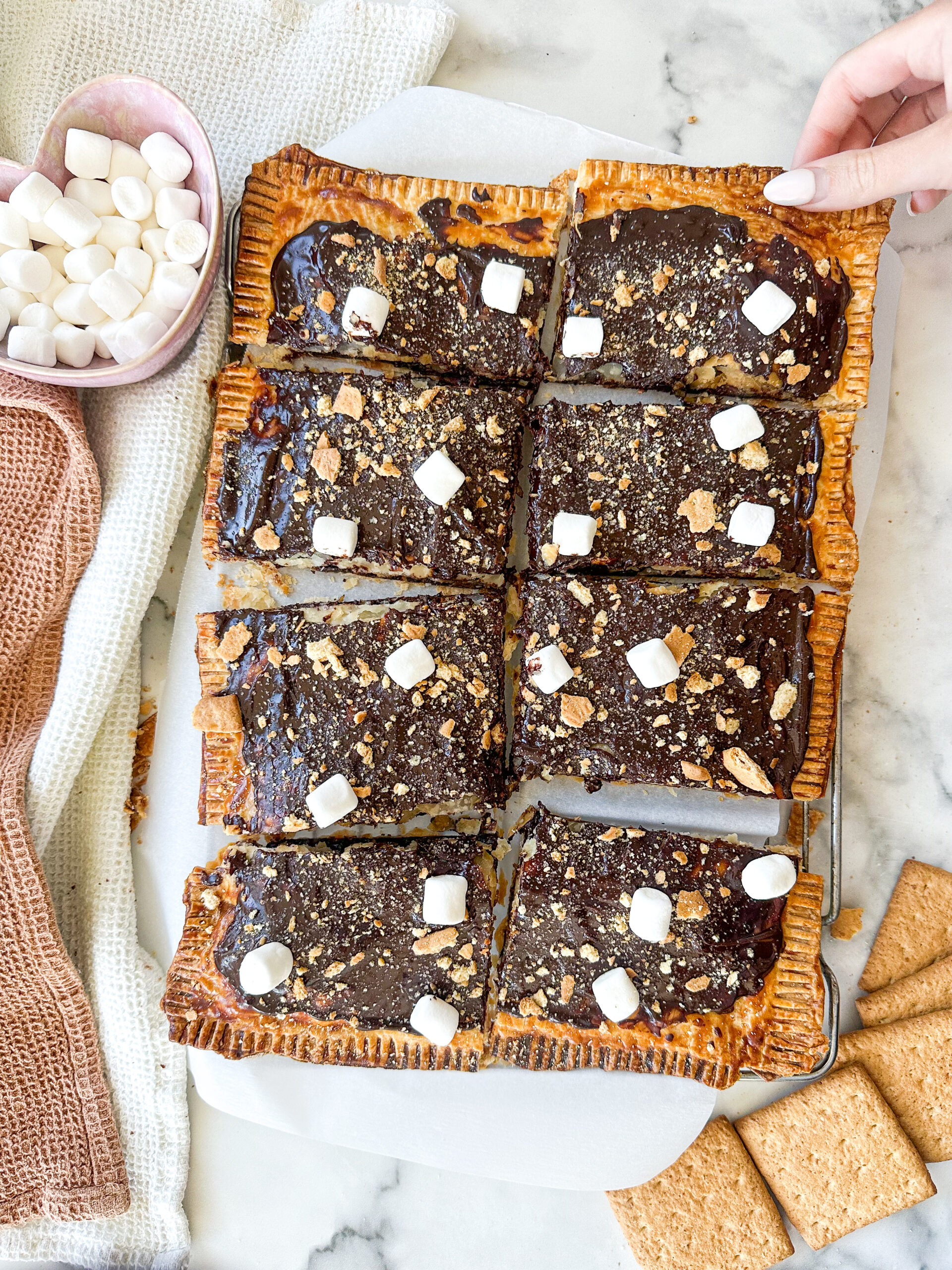 Homemade Giant S'mores Pop Tart
