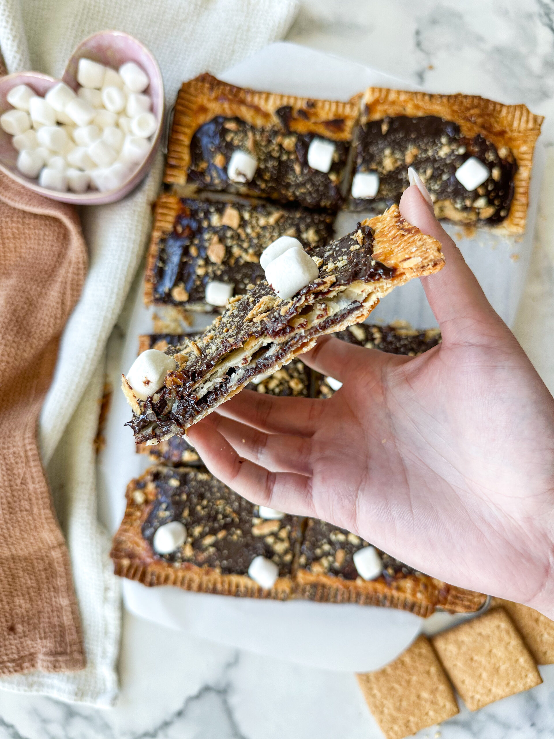 Homemade Giant S'mores Pop Tart