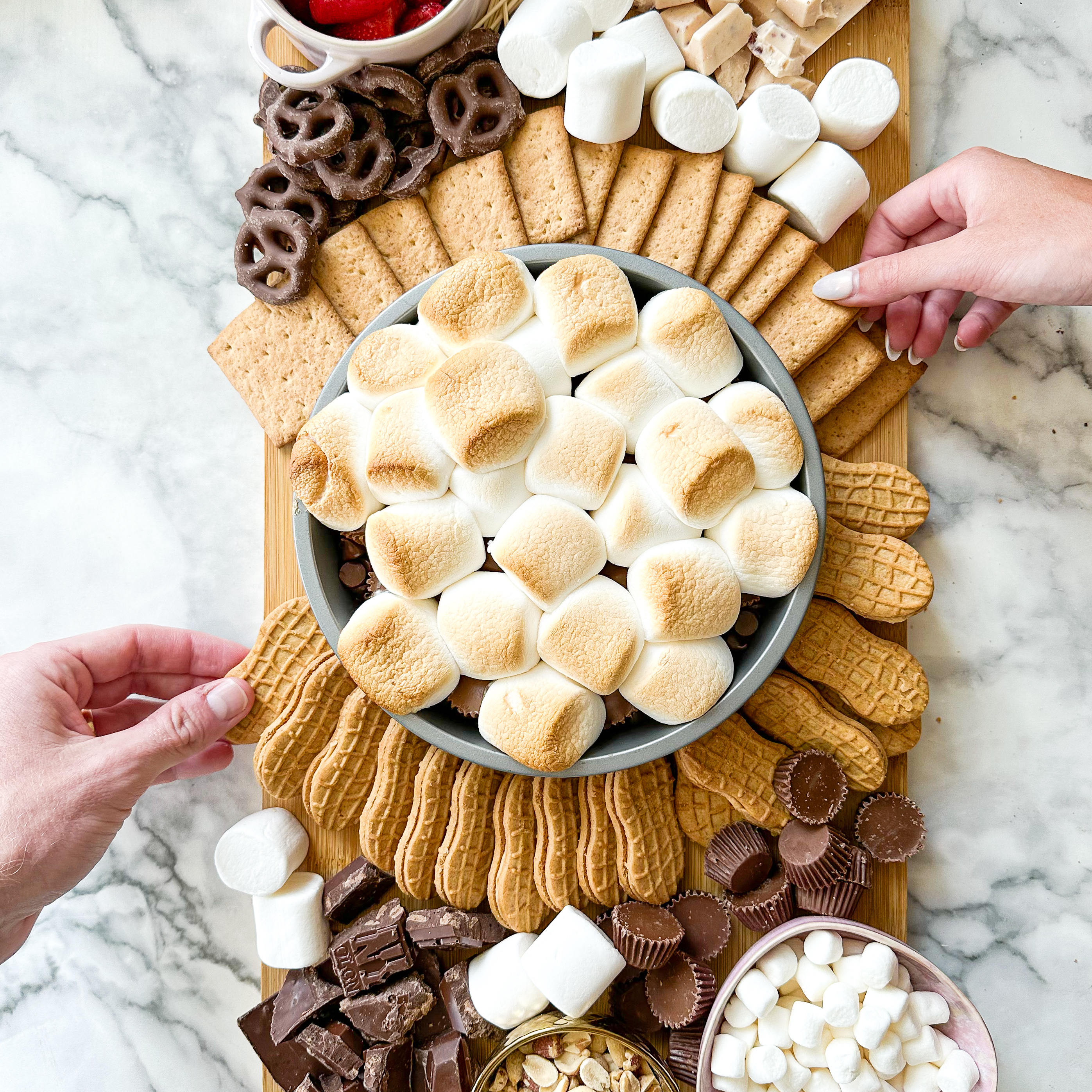Fluffernutter S'mores Dip