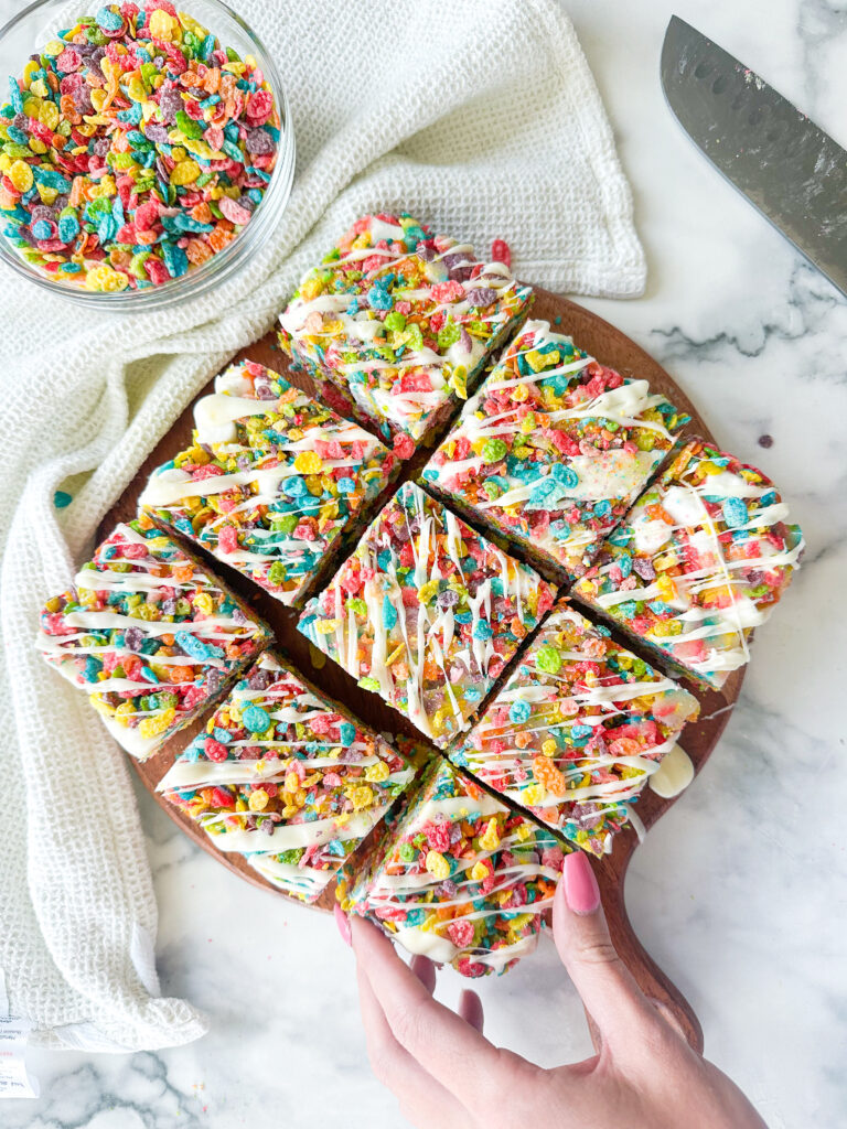 Fruity Pebbles Marshmallow Treats