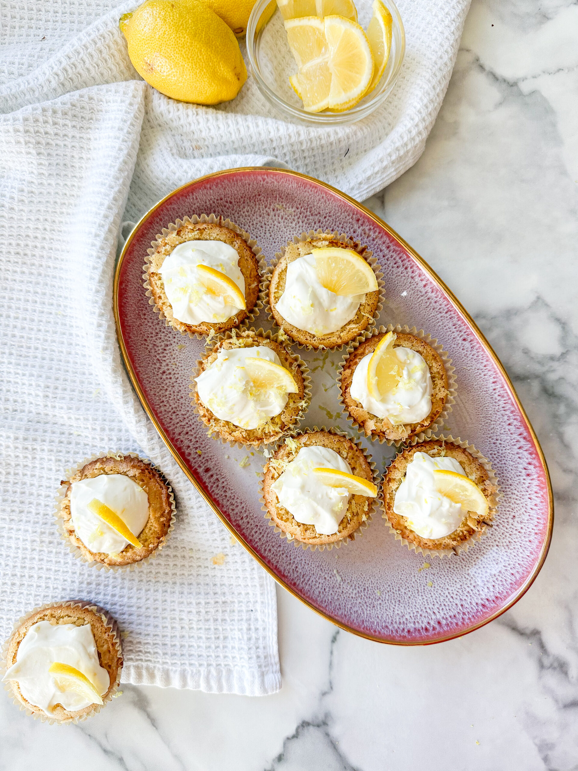 Lemon Cheesecake Blondie Cups