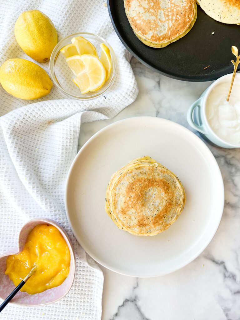 Lemon Poppy Seed Pancakes