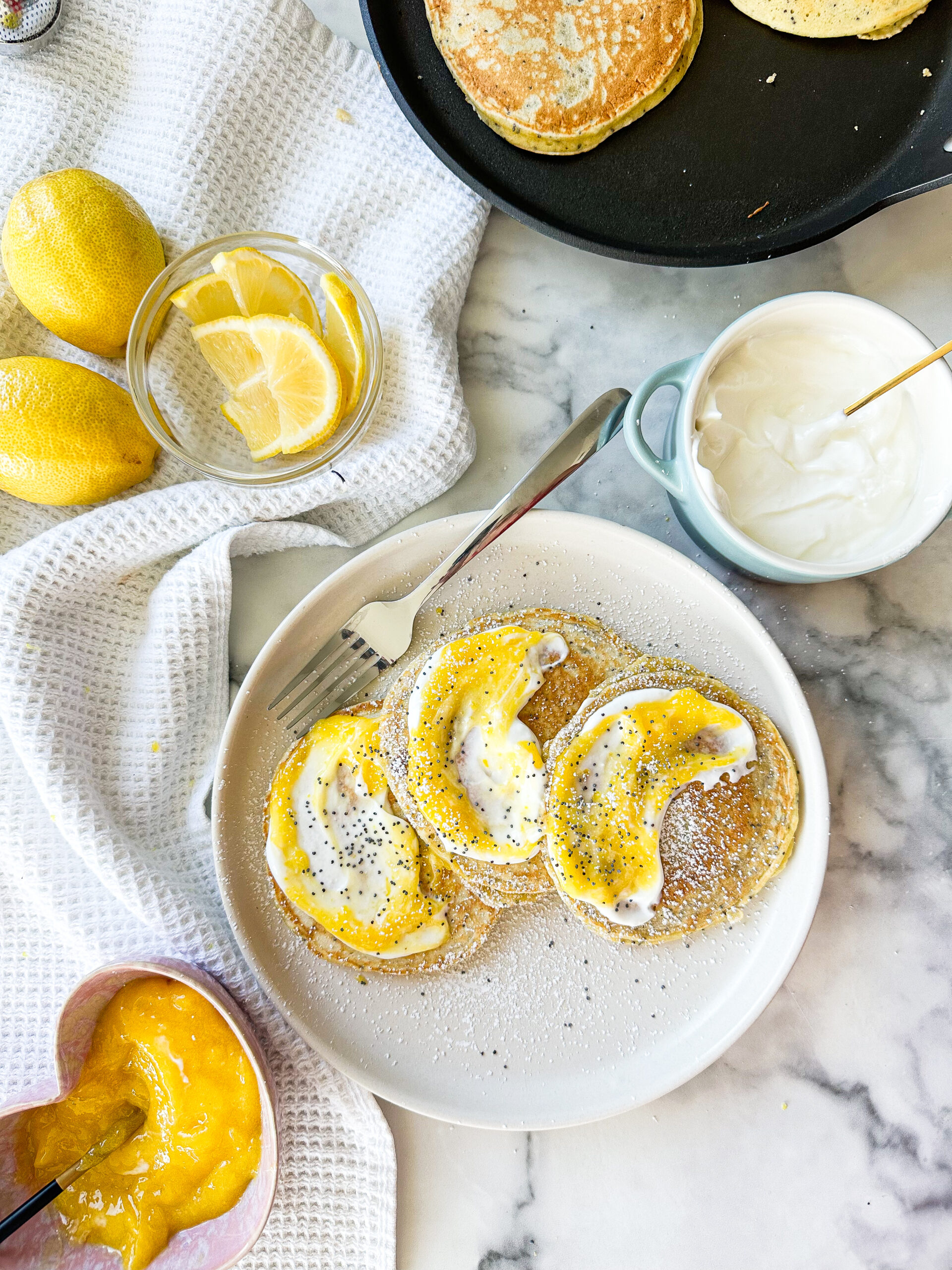 Lemon Poppy Seed Pancakes