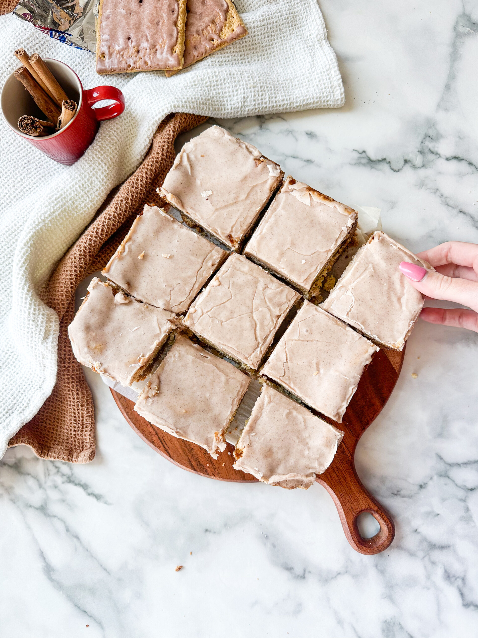 Brown Sugar Cinnamon PopTart Bars