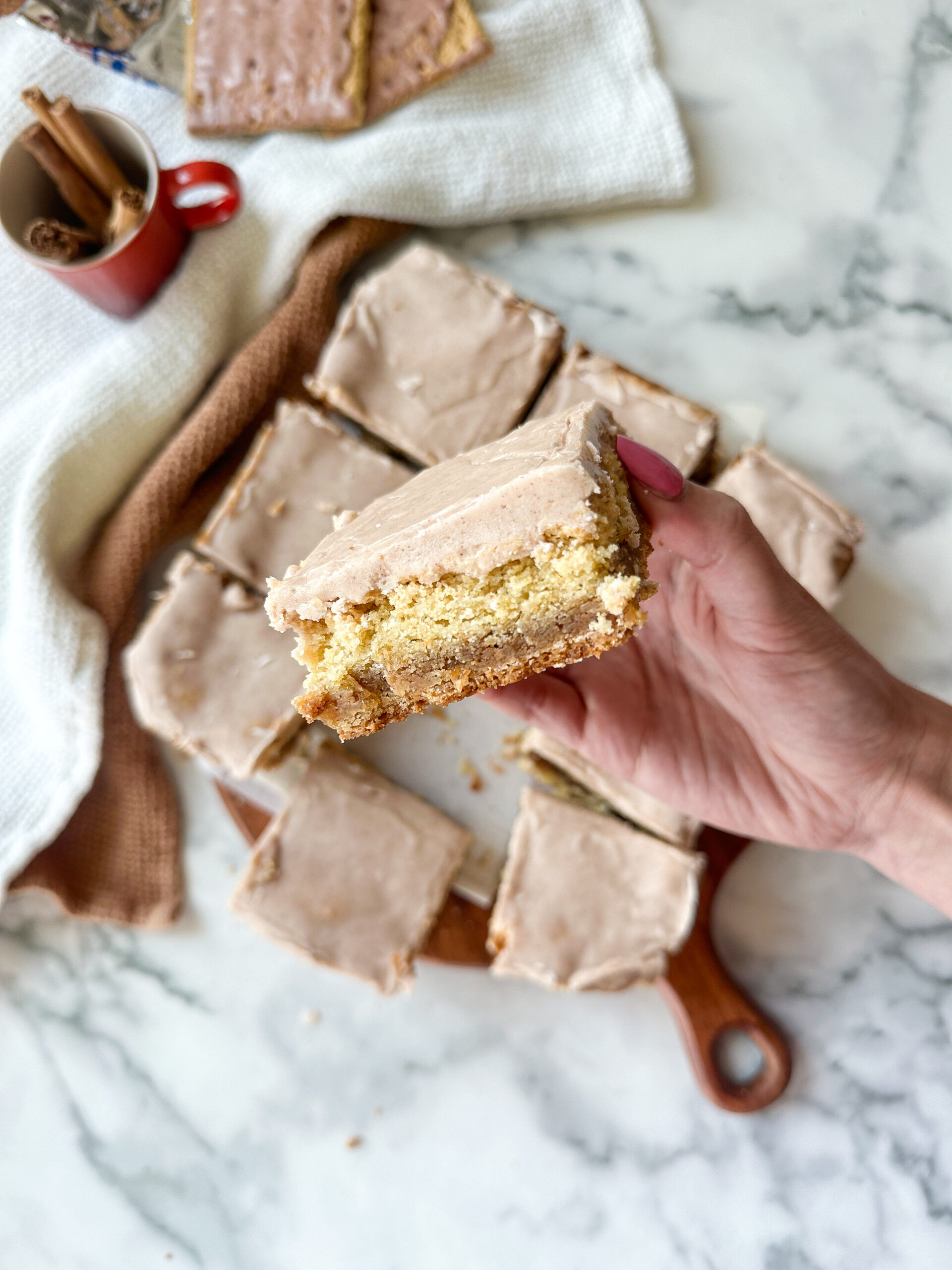 Brown Sugar Cinnamon PopTart Bars
