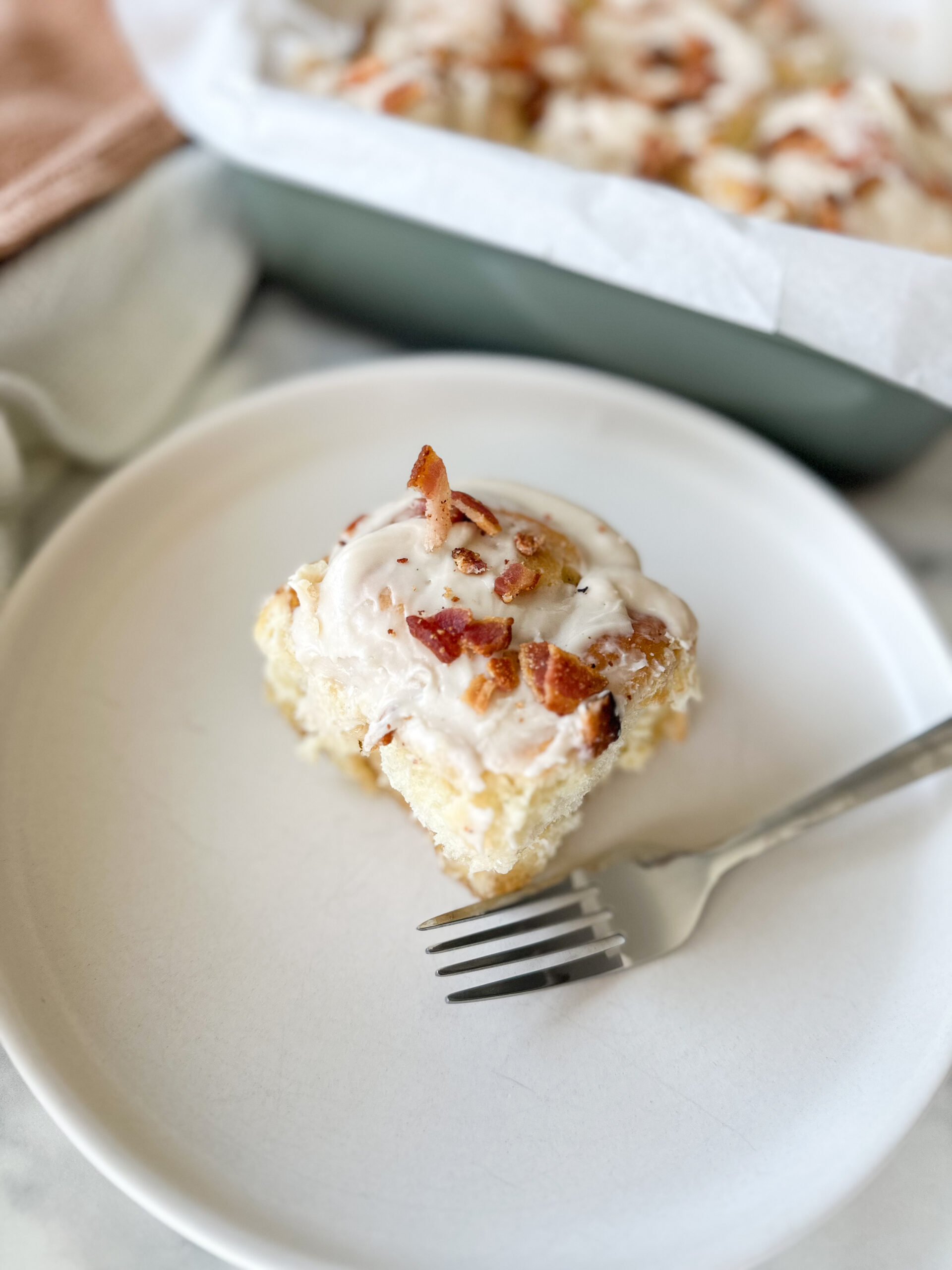 Maple Bacon Cinnamon Rolls