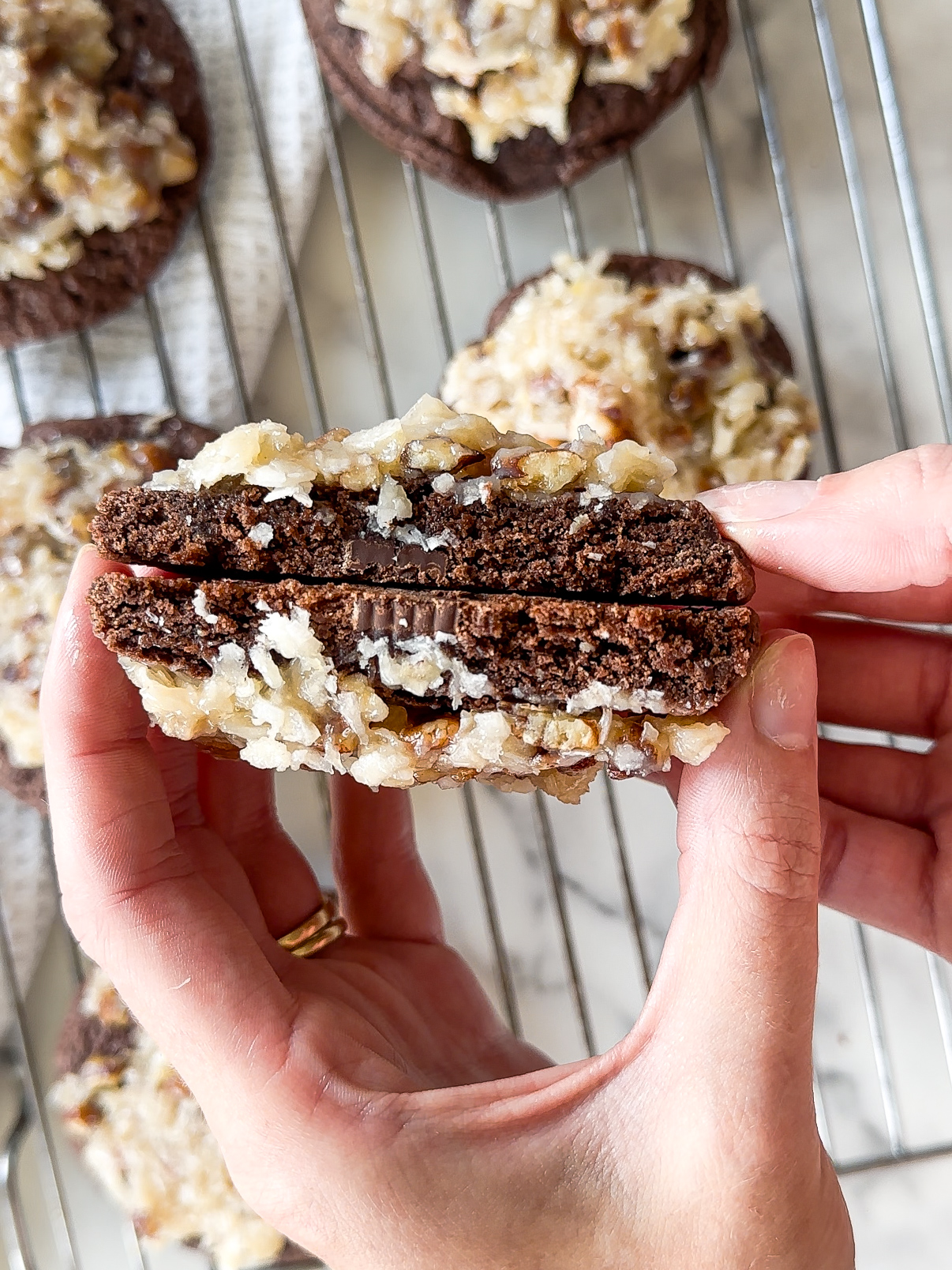 German Chocolate Cookies