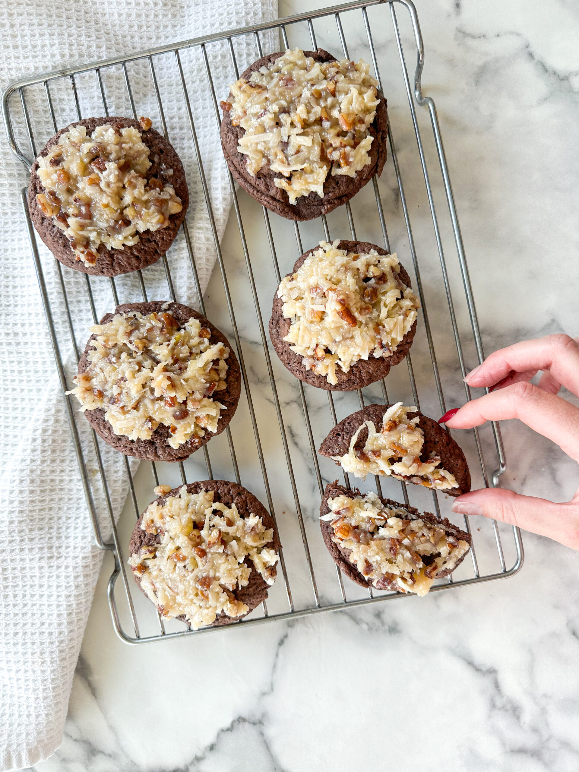 German Chocolate Cookies