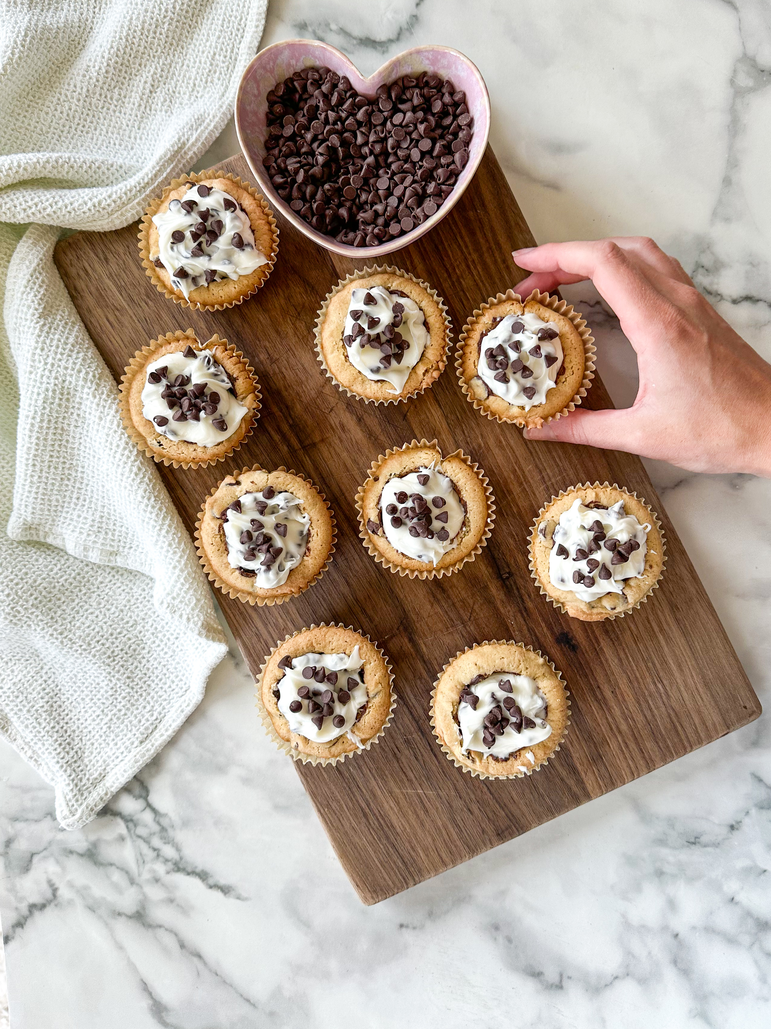 Cannoli Cookie Cups