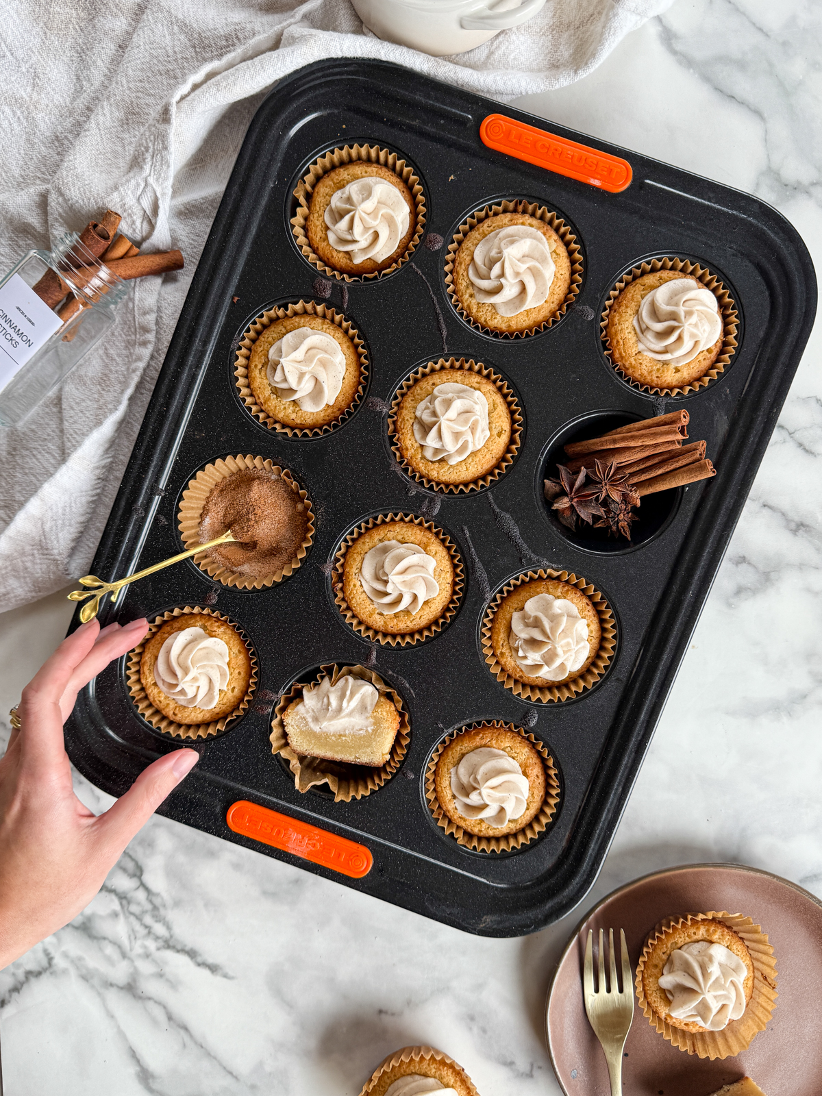 Chai Latte Blondie Cups