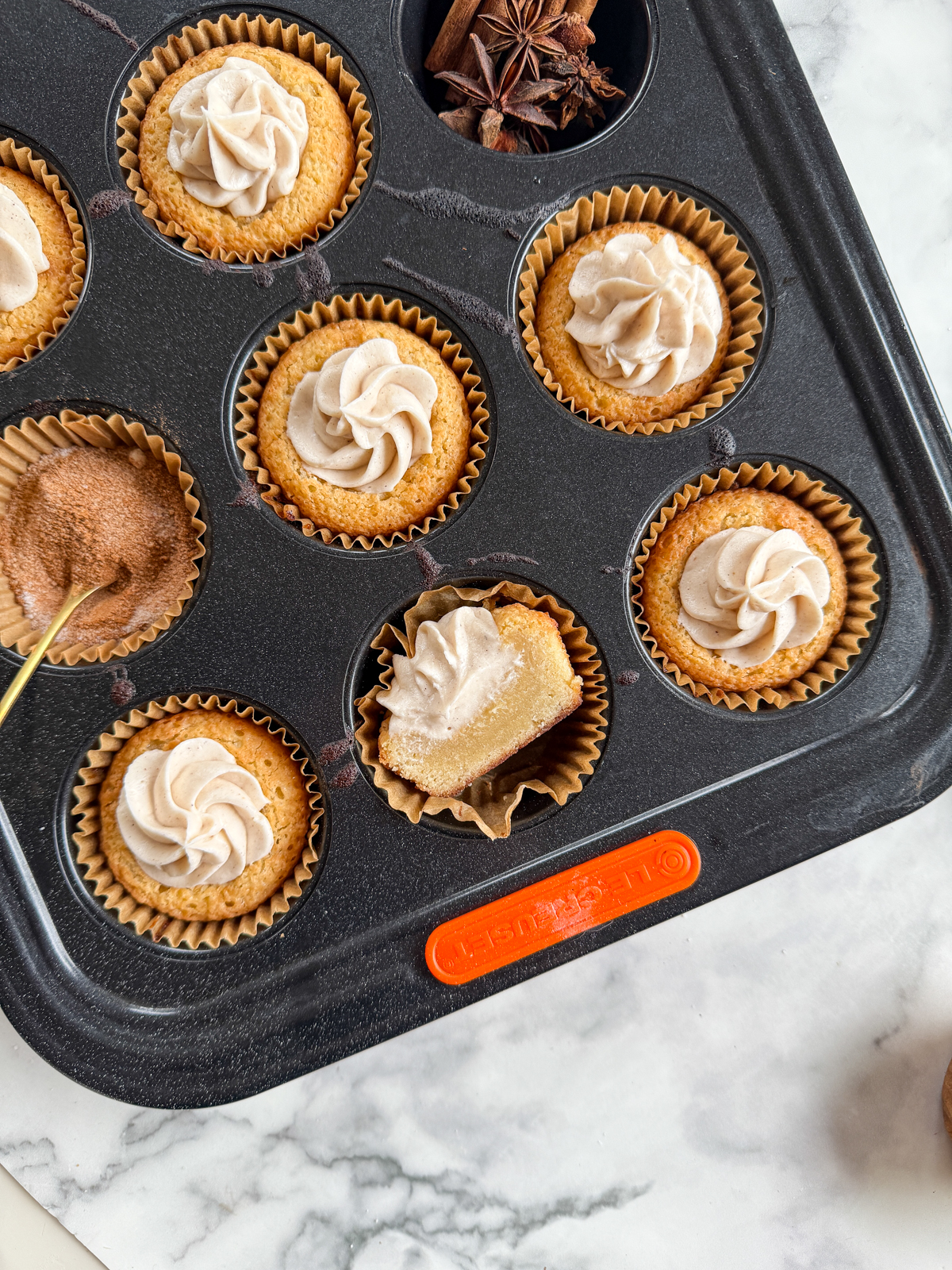 Chai Latte Blondie Cups