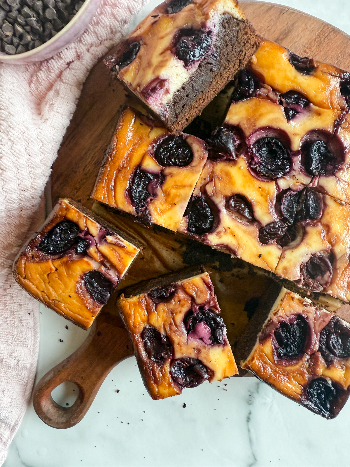 Cherry Cheesecake Brownies