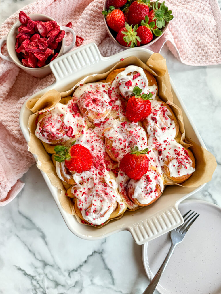Strawberry Cinnamon Rolls