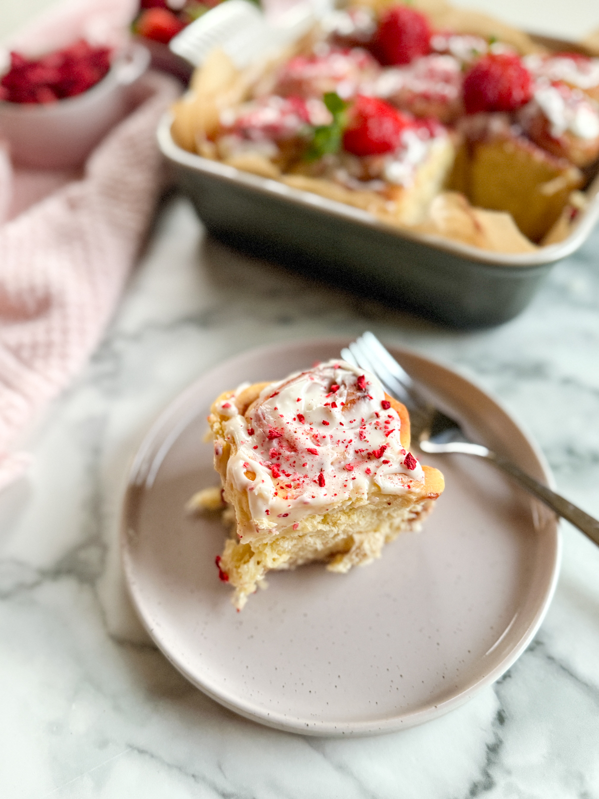 Strawberry Cinnamon Rolls