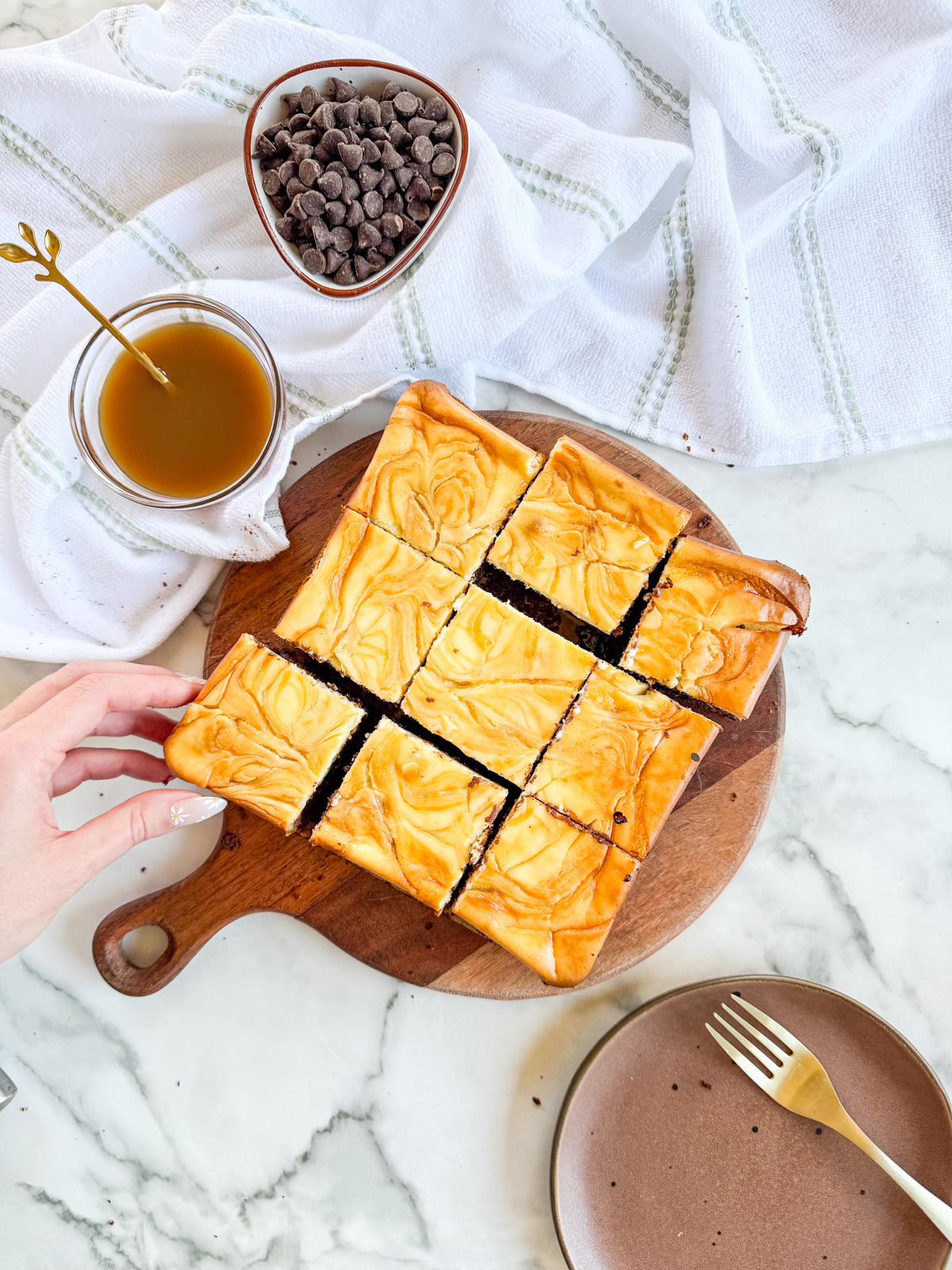 Caramel Cheesecake Brownies