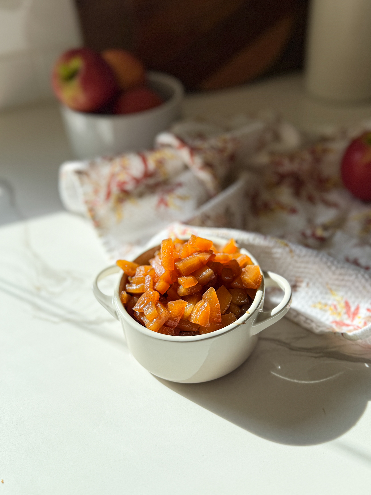 Pancakes with Homemade Apple Compote