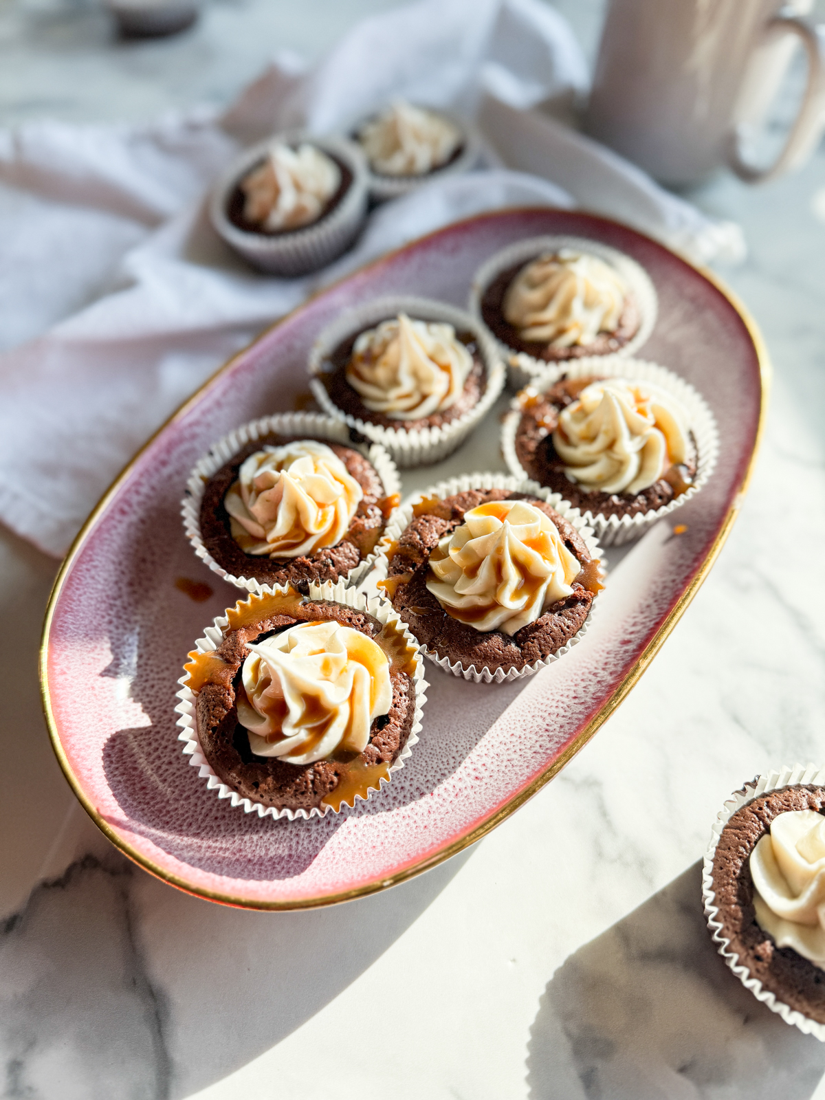 Caramel Espresso Brownie Cups