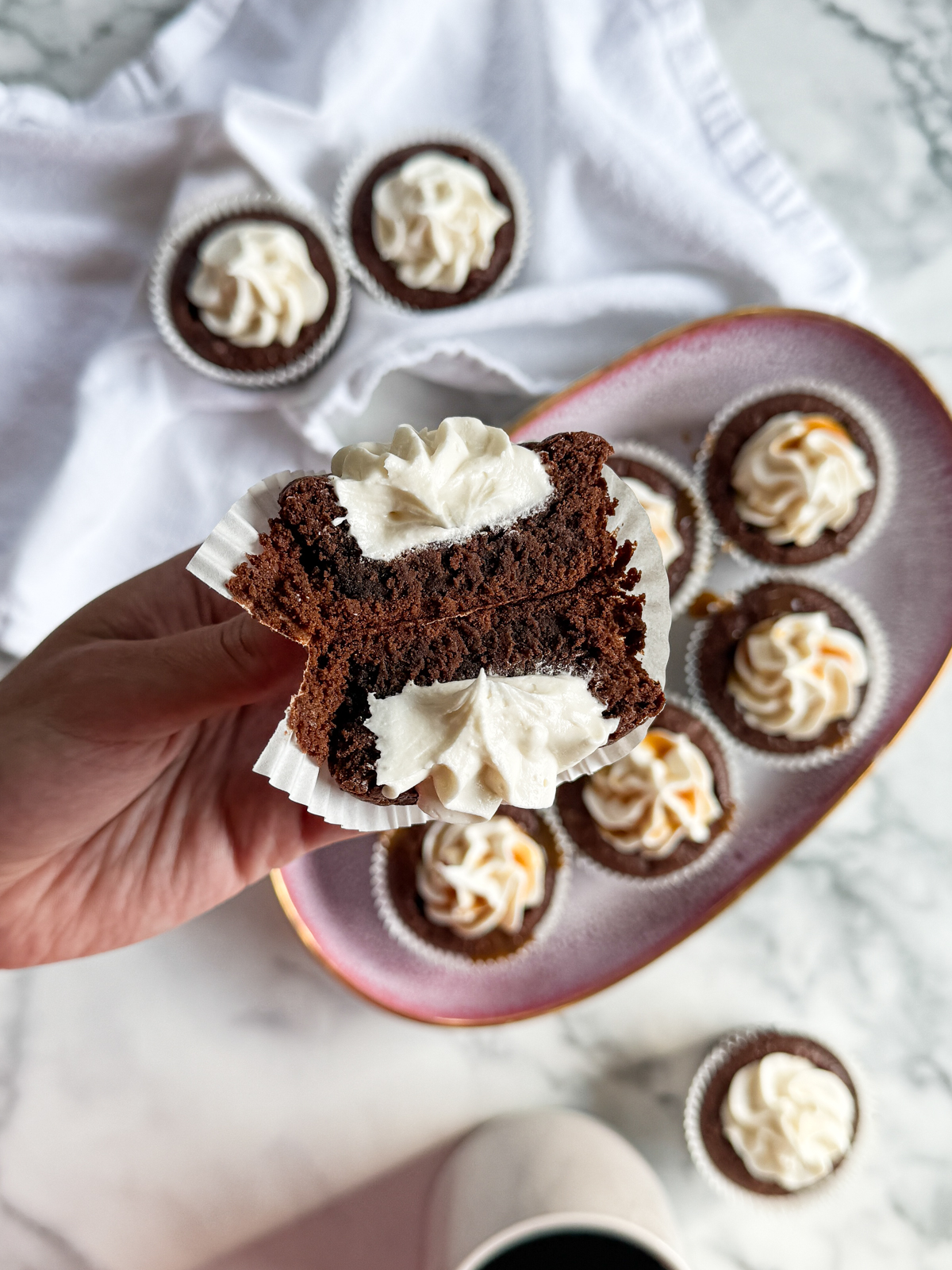 Caramel Espresso Brownie Cups