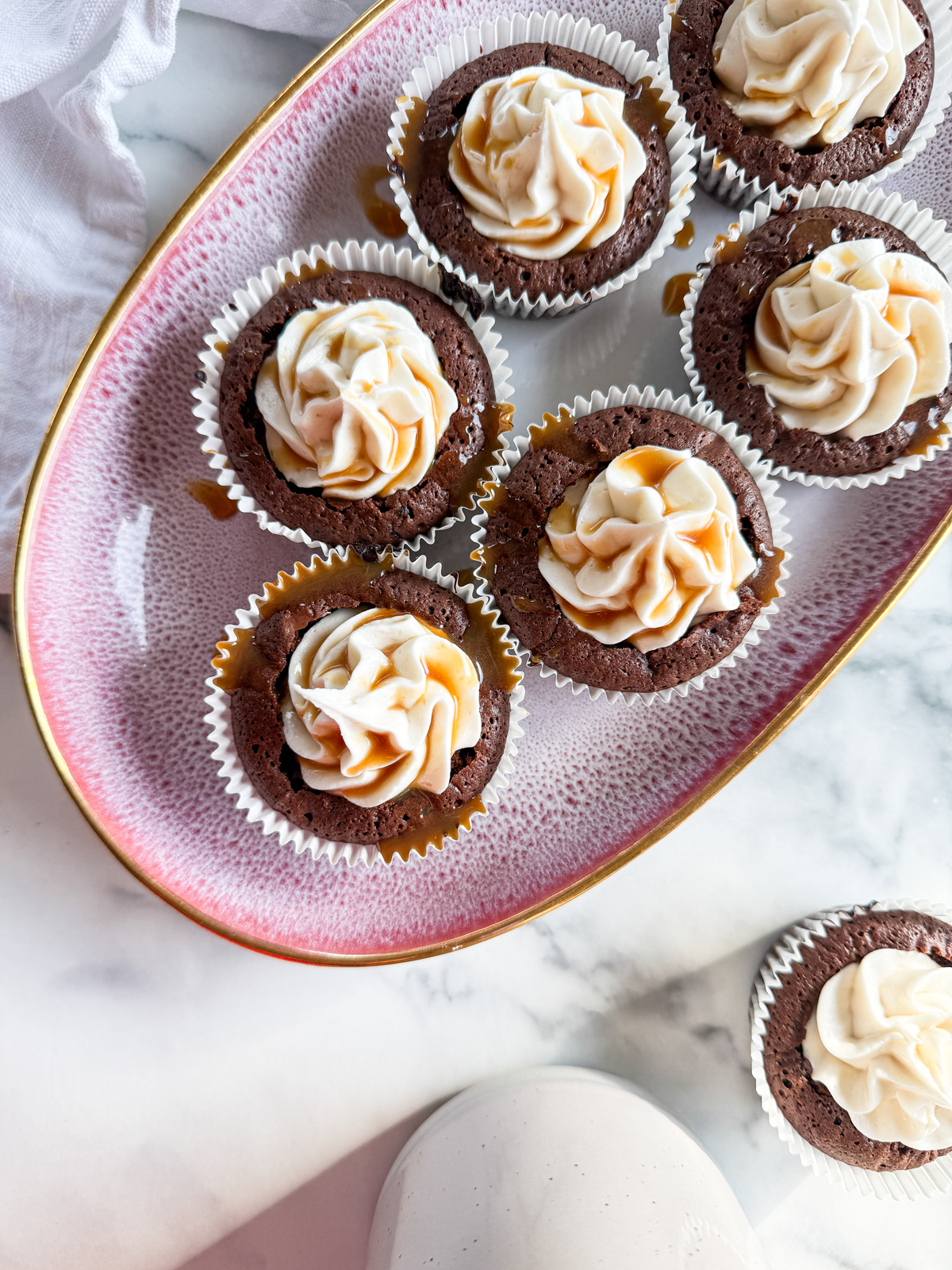 Caramel Espresso Brownie Cups