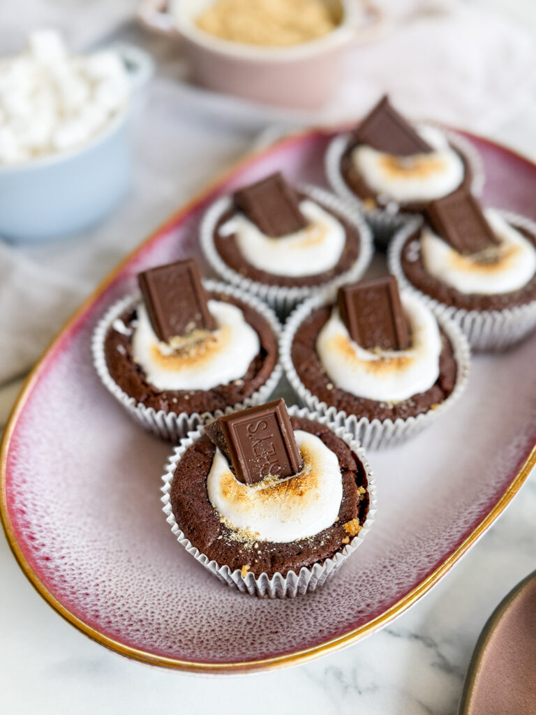 S'mores Brownie Cups