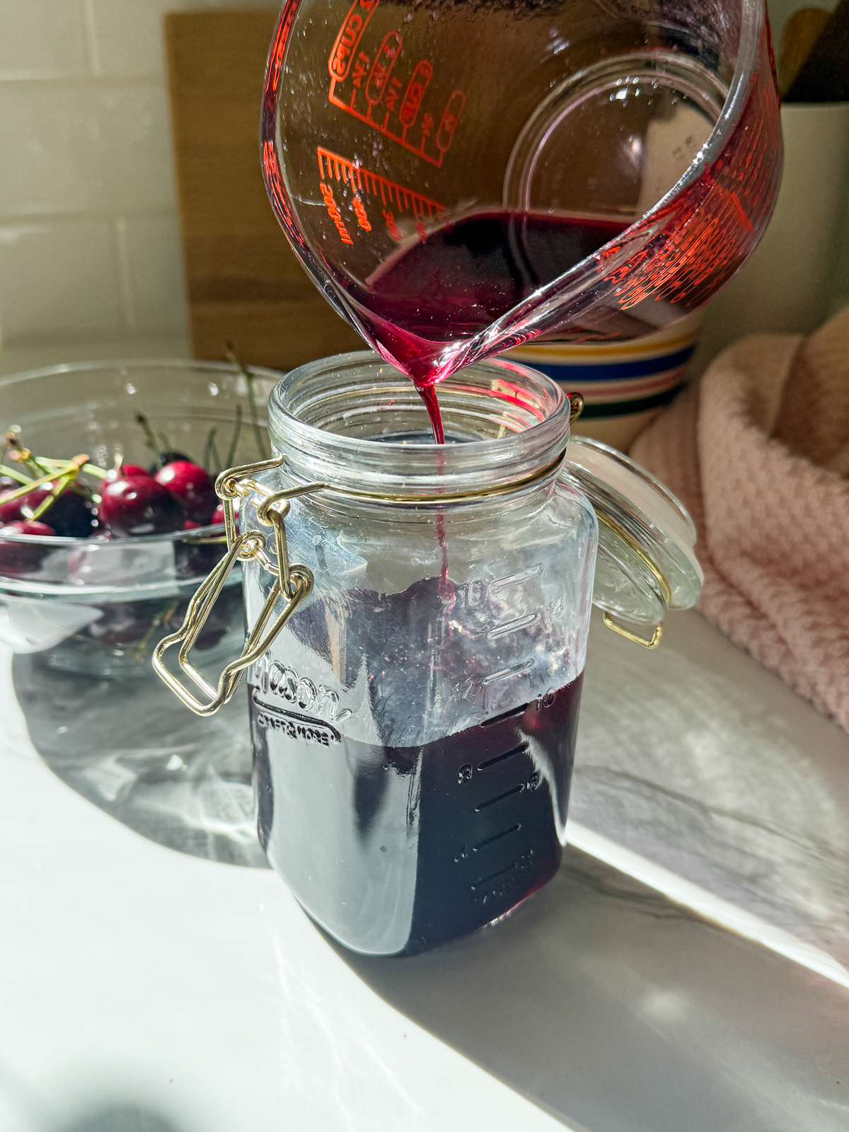 Easy Homemade Cherry Syrup
