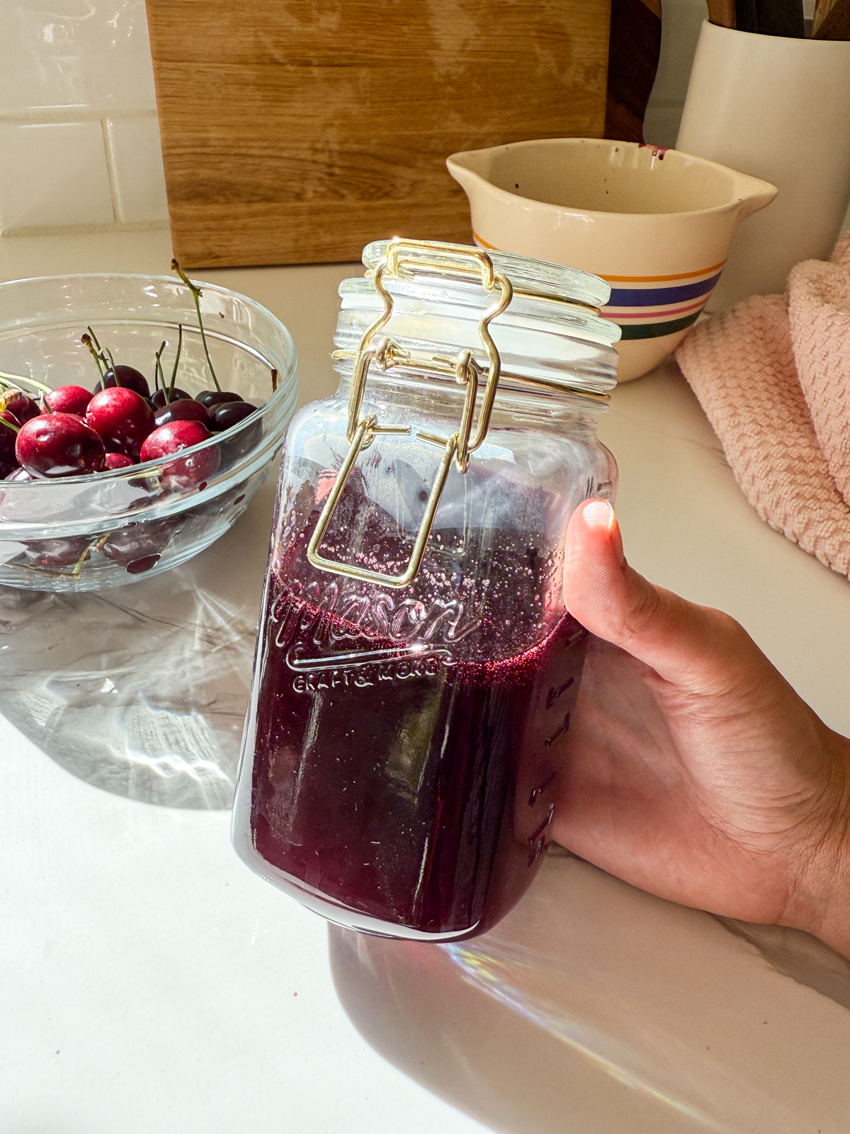 Easy Homemade Cherry Syrup