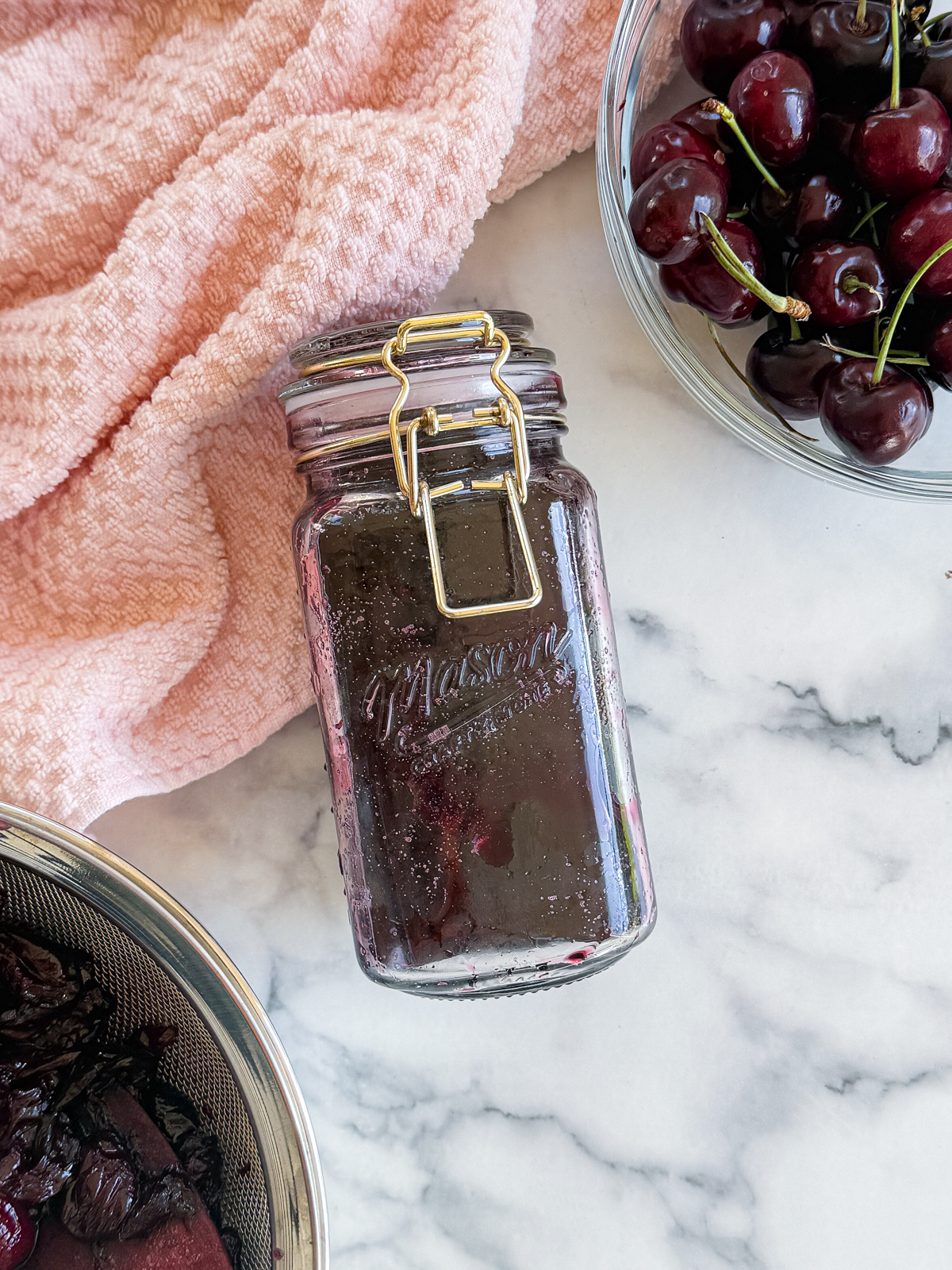 Easy Homemade Cherry Syrup