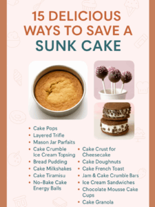 15 Delicious Ways to Save a Sunk Cake (Beginner-Friendly Ideas