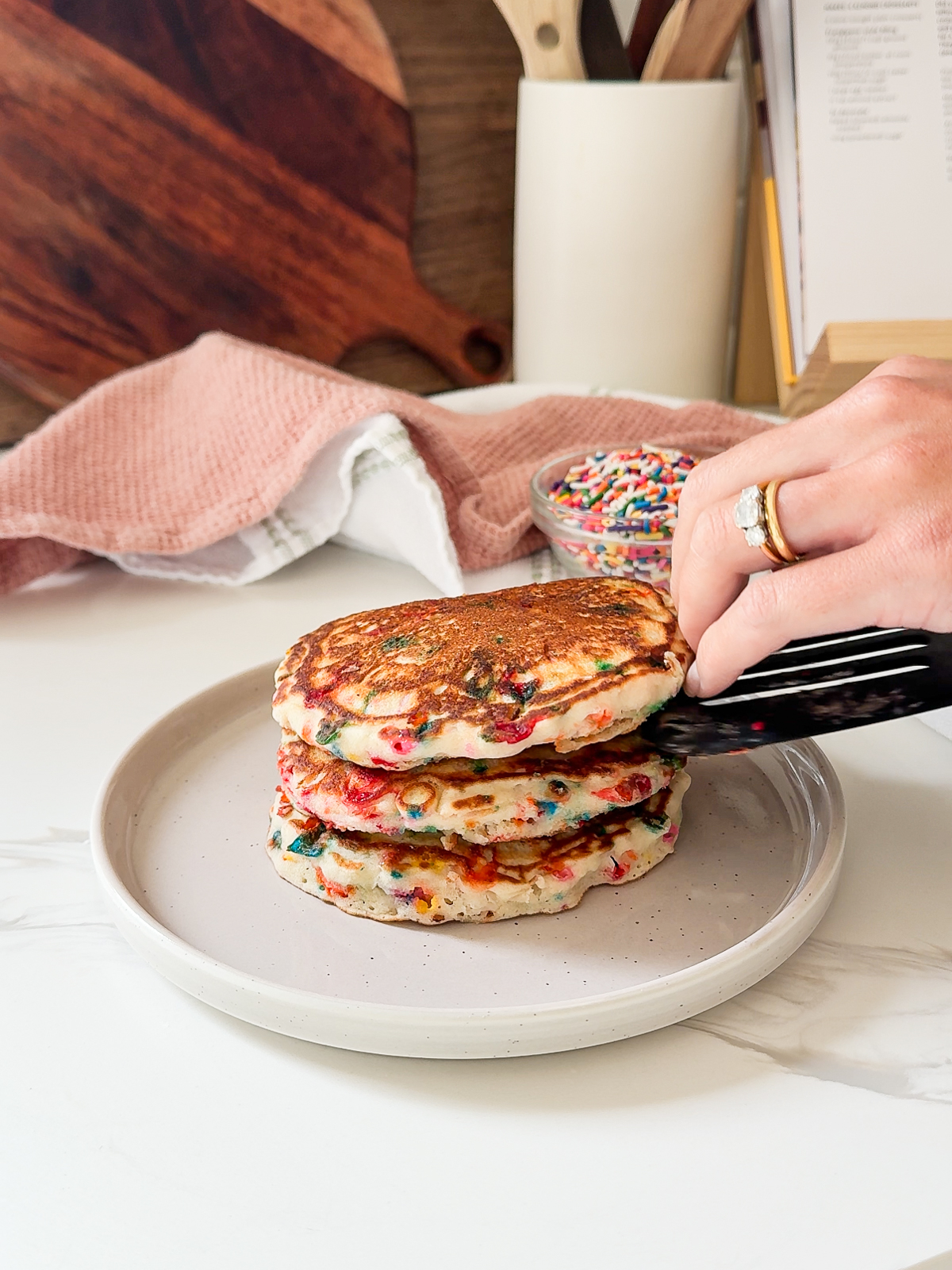 Pancake stack being piled up!