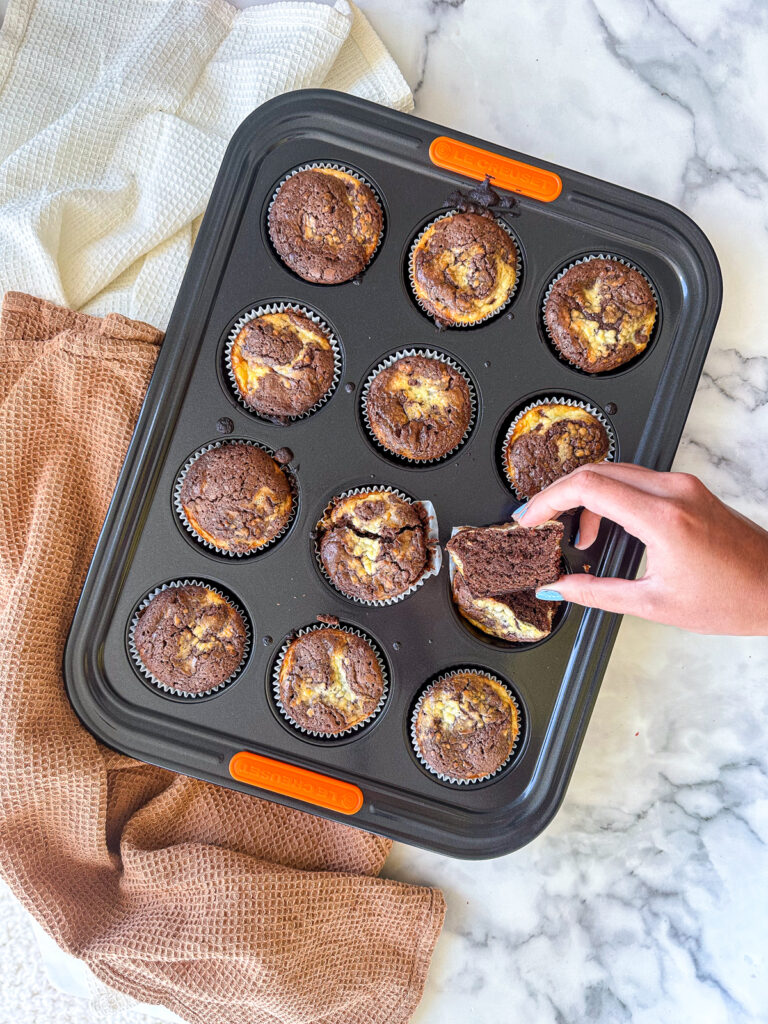Vanilla Cheesecake Brownie Cups