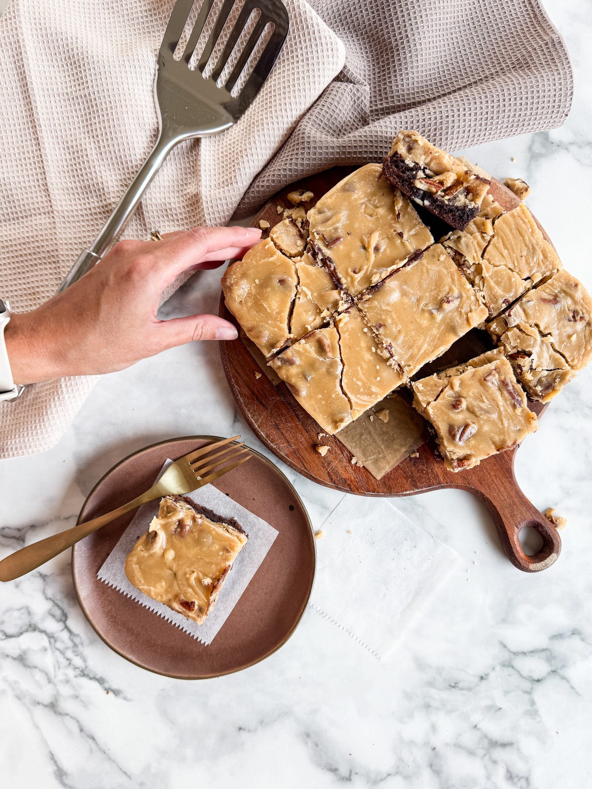 New Orleans Praline Brownies