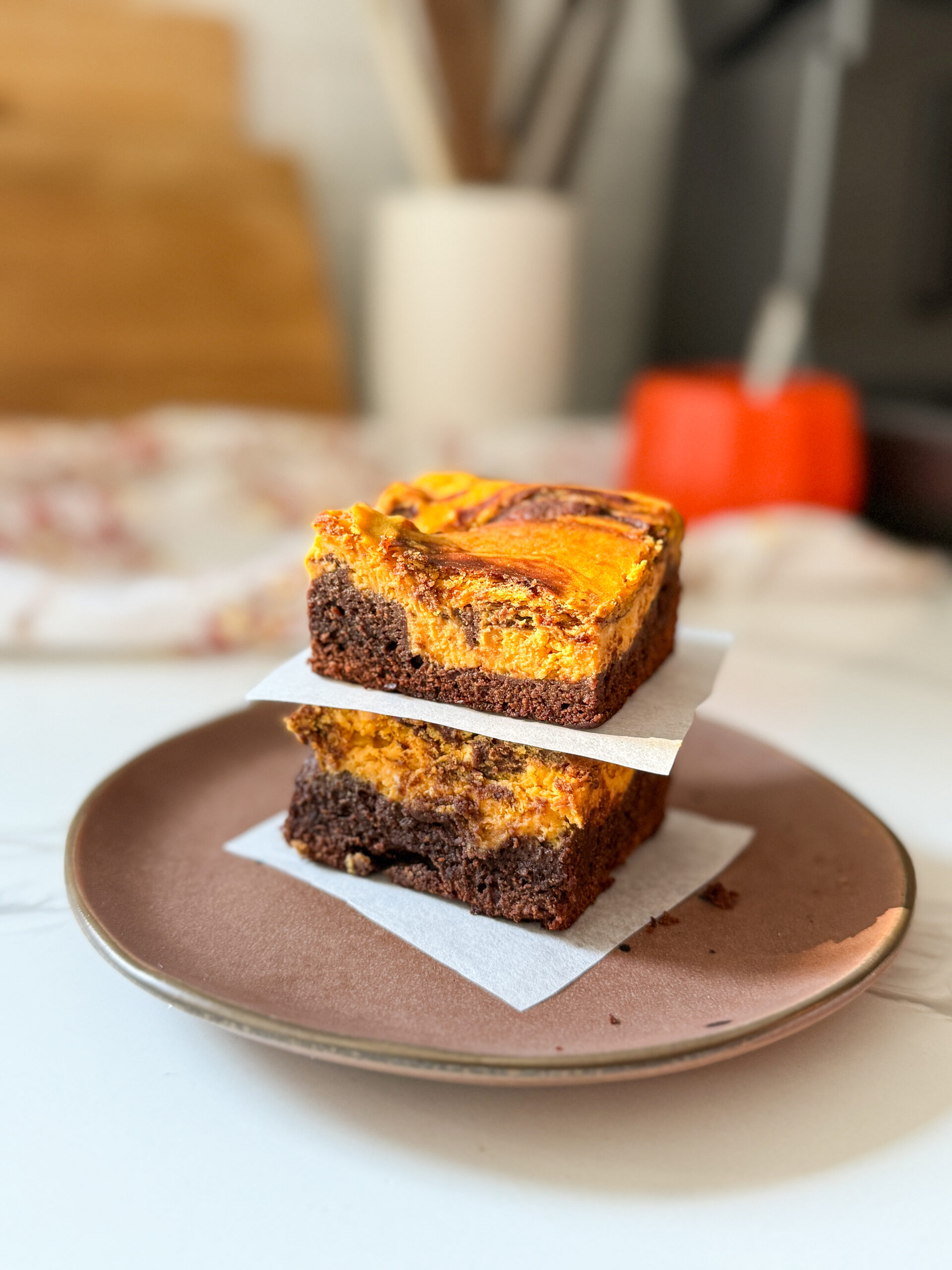 Pumpkin Spice Latte (PSL) Brownies