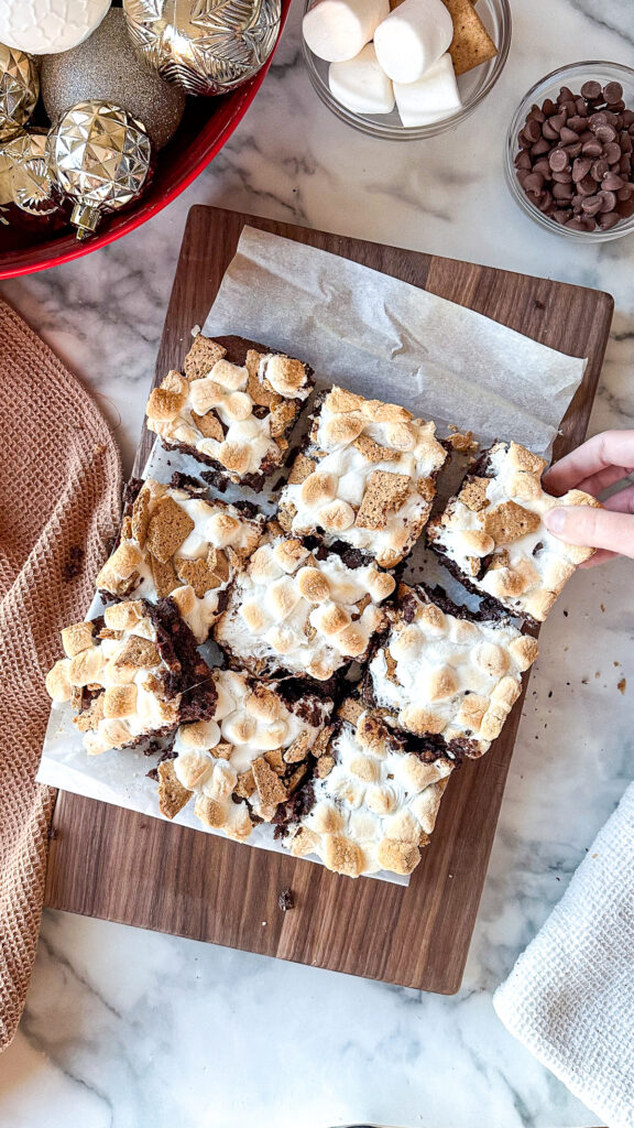 Toasted S'mores Brownies