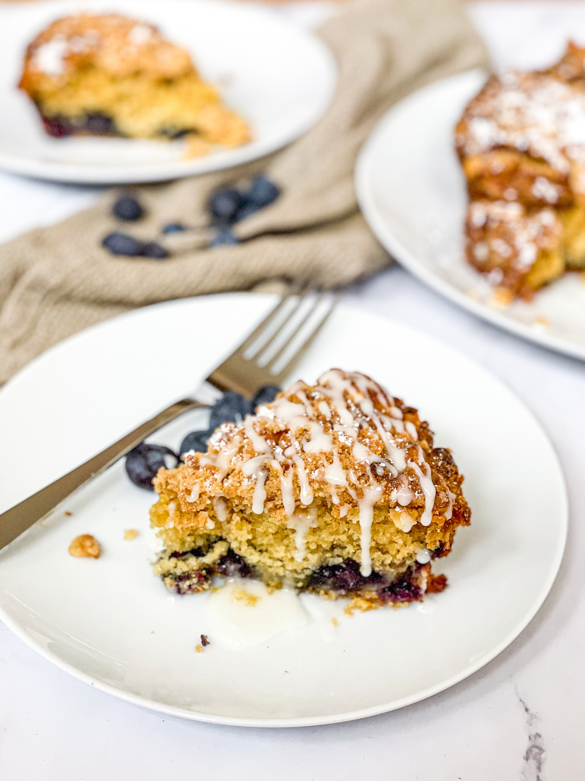 Blueberry & Citrus Crumb Cake
