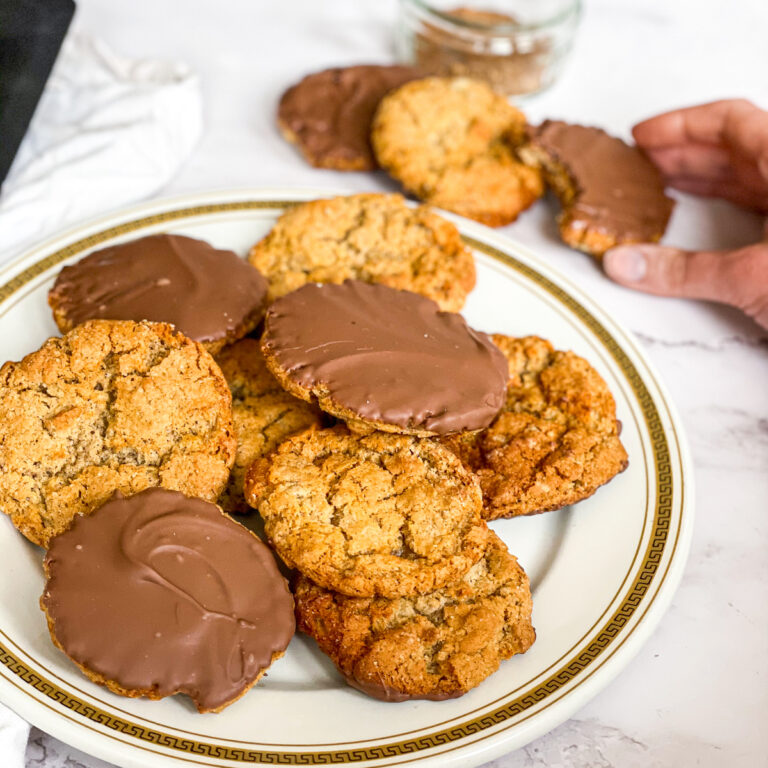 Chewy, Chocolate Dipped Chai Spice Cookies