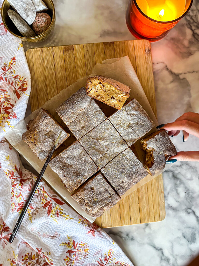 Harry Potter Inspired ButterBeer Blondies