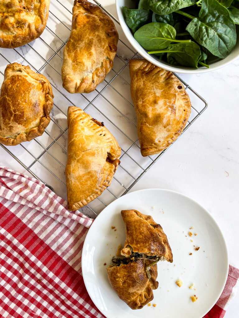 Spanakopita (Spinach and Feta) Stuffed Empanadas